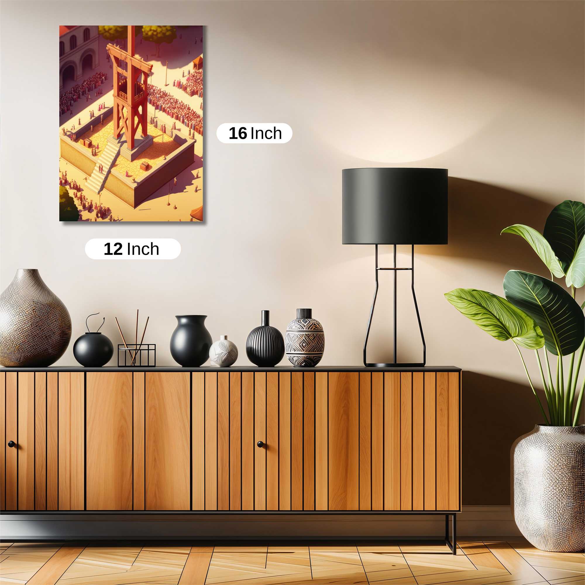 Crucifixion Drama Safe Wall Magnetic / M