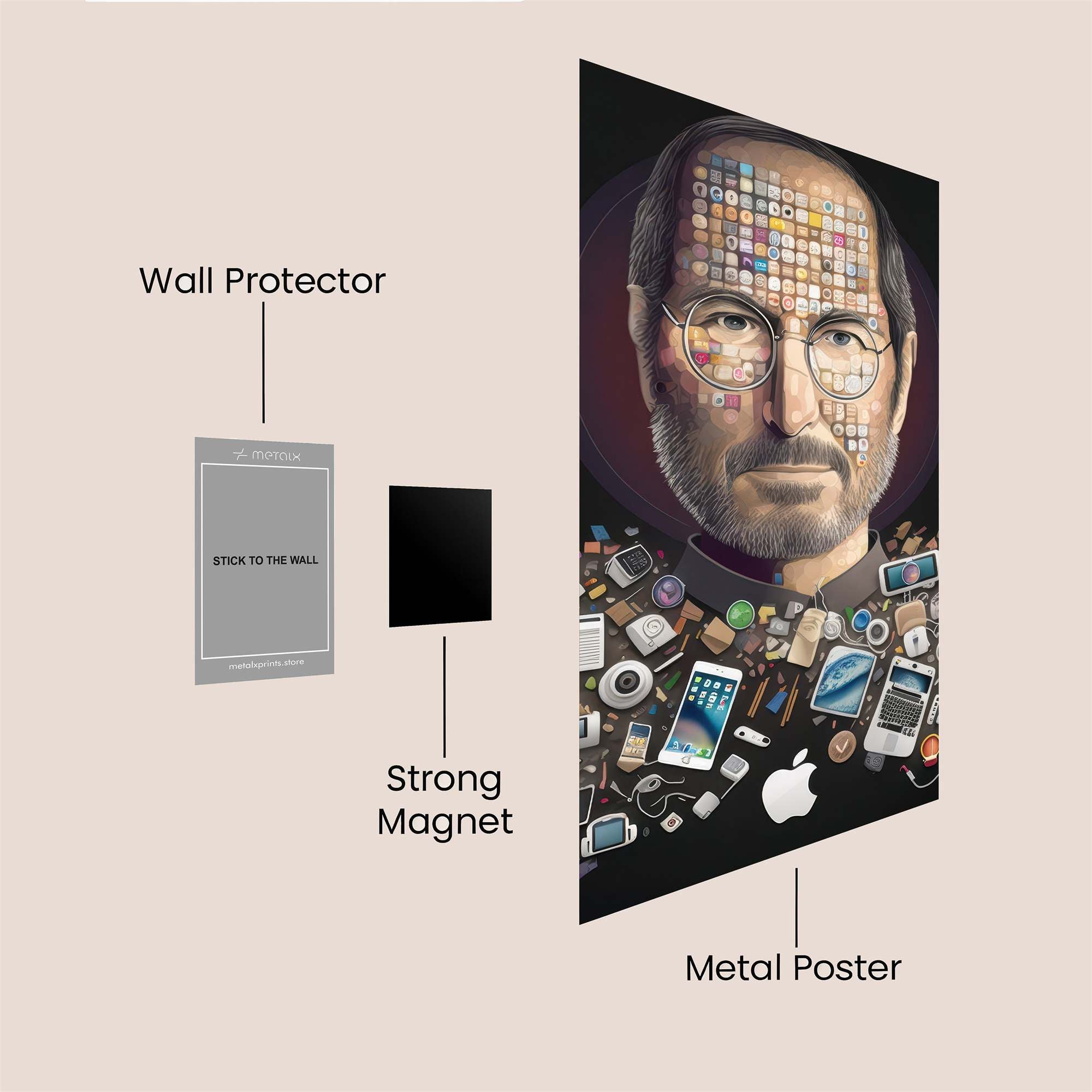 Jobs Innovation Safe Wall Magnetic / M