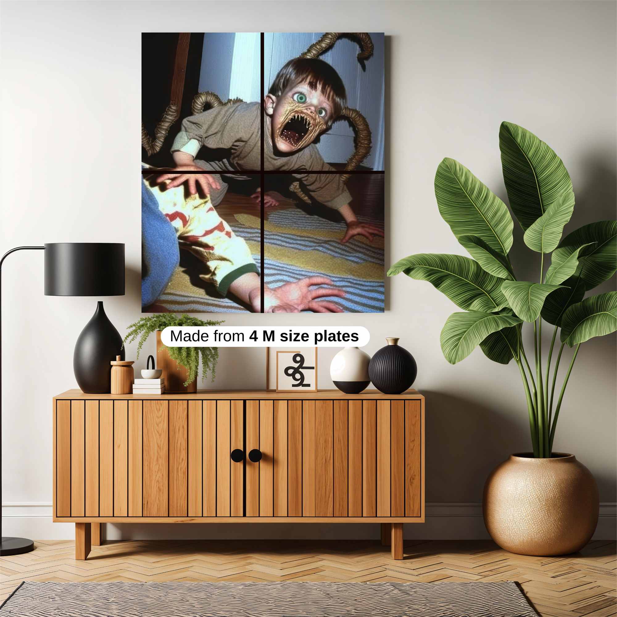 Monster Menace Safe Wall Magnetic / M
