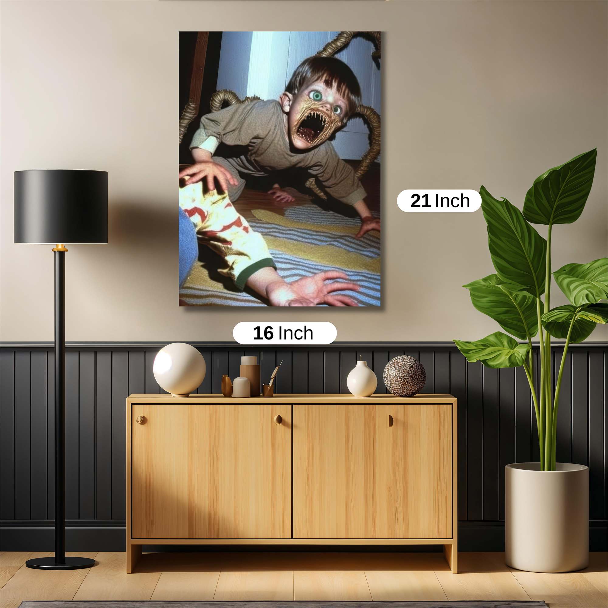 Monster Menace Safe Wall Magnetic / M