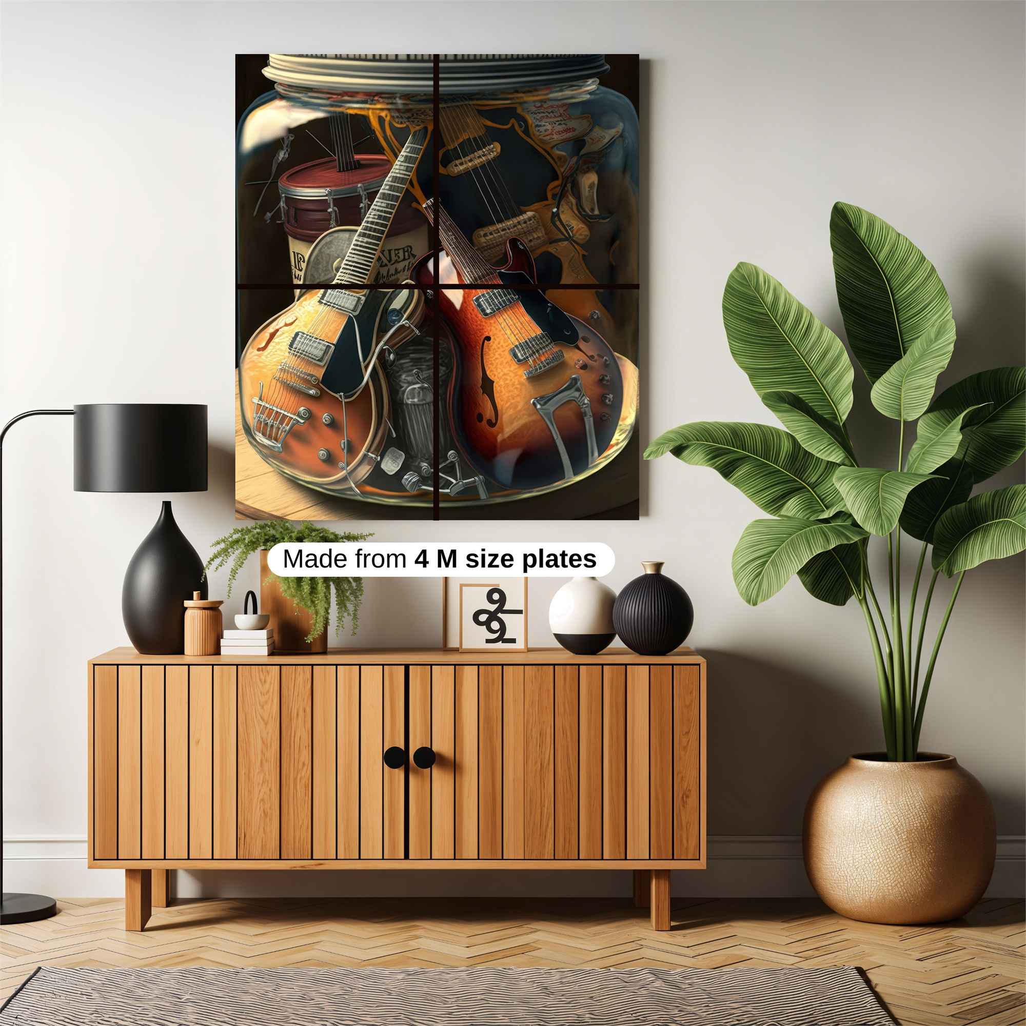 Guitar Dream Safe Wall Magnetic / M