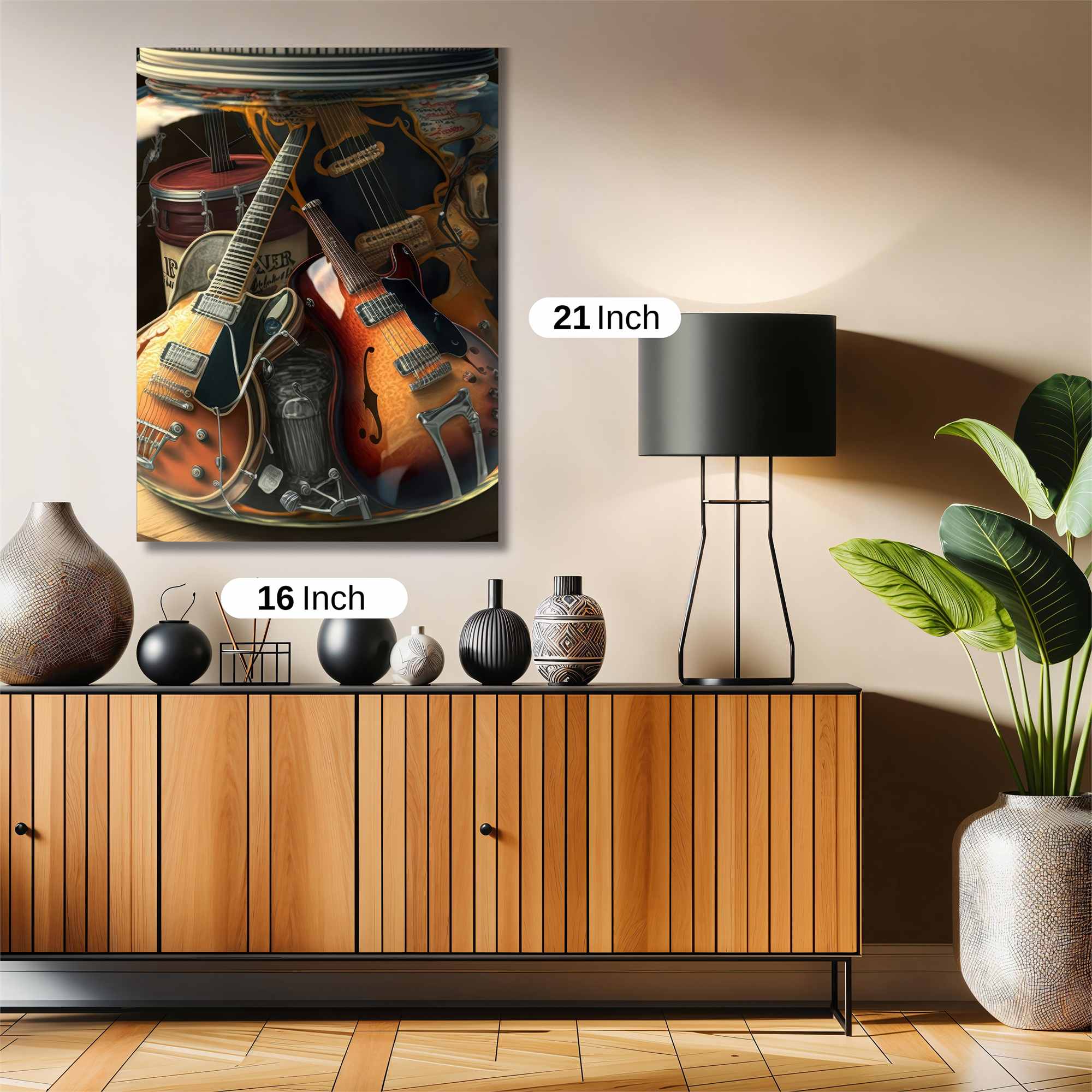 Guitar Dream Safe Wall Magnetic / M