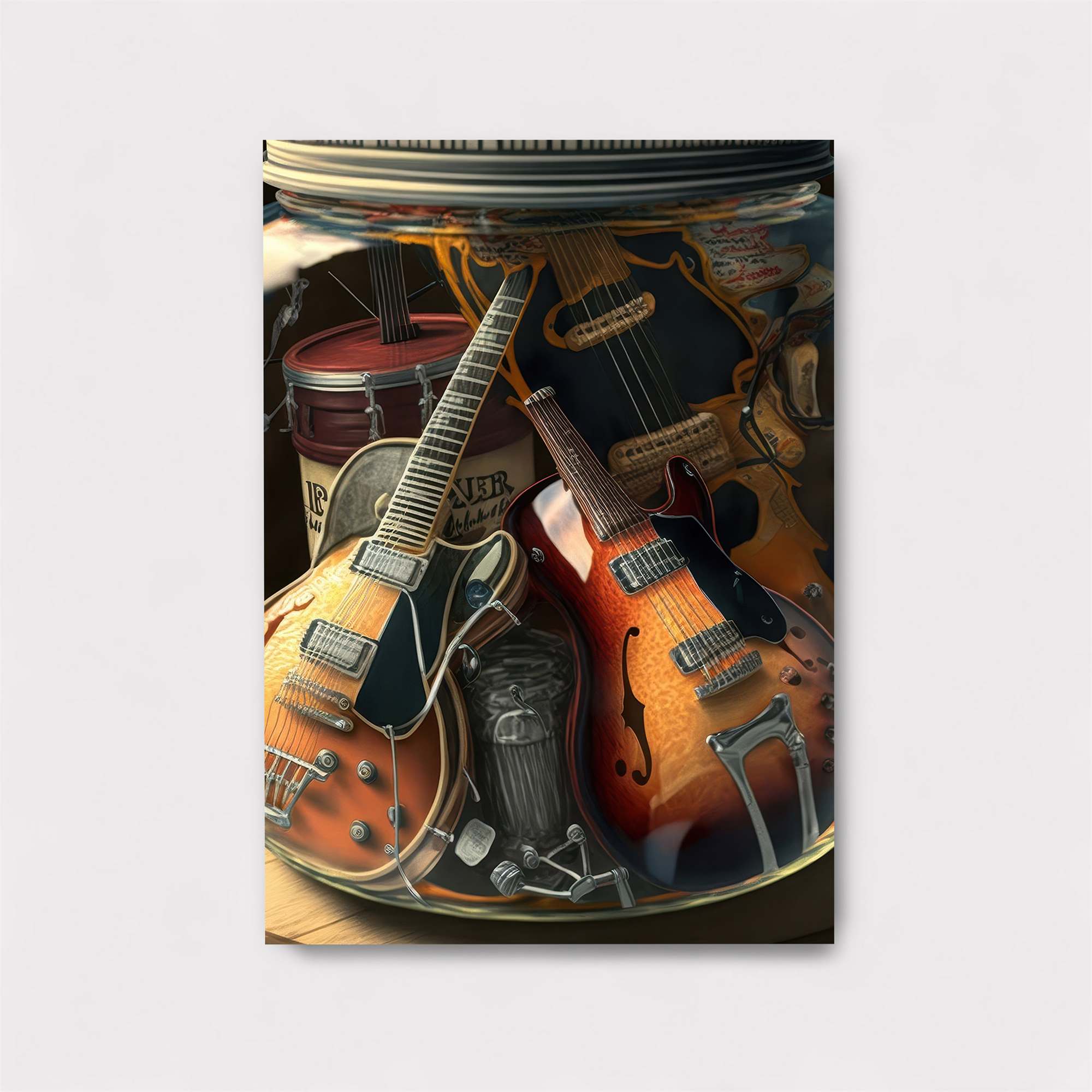 Guitar Dream Safe Wall Magnetic / M