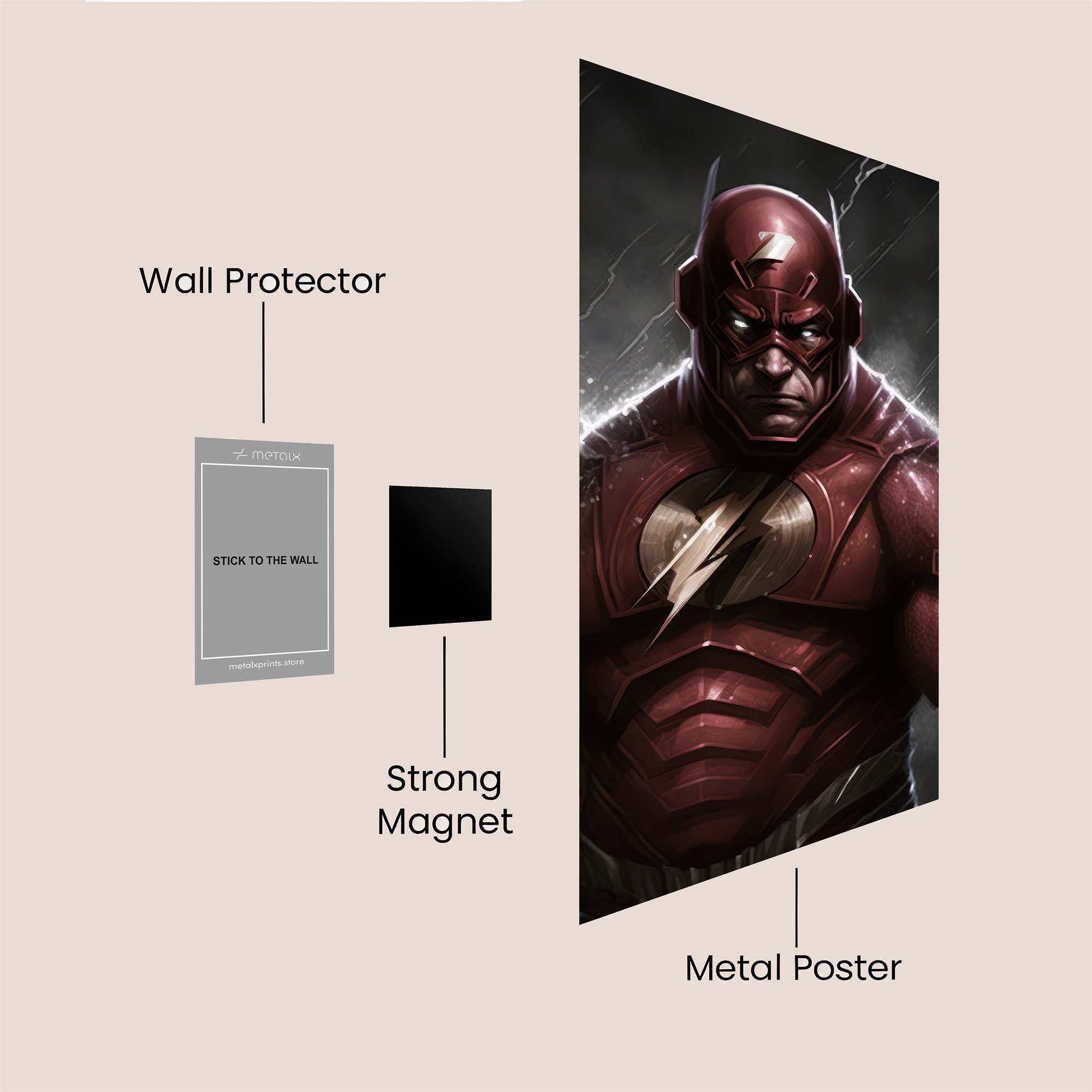 Flash Fury Safe Wall Magnetic / M