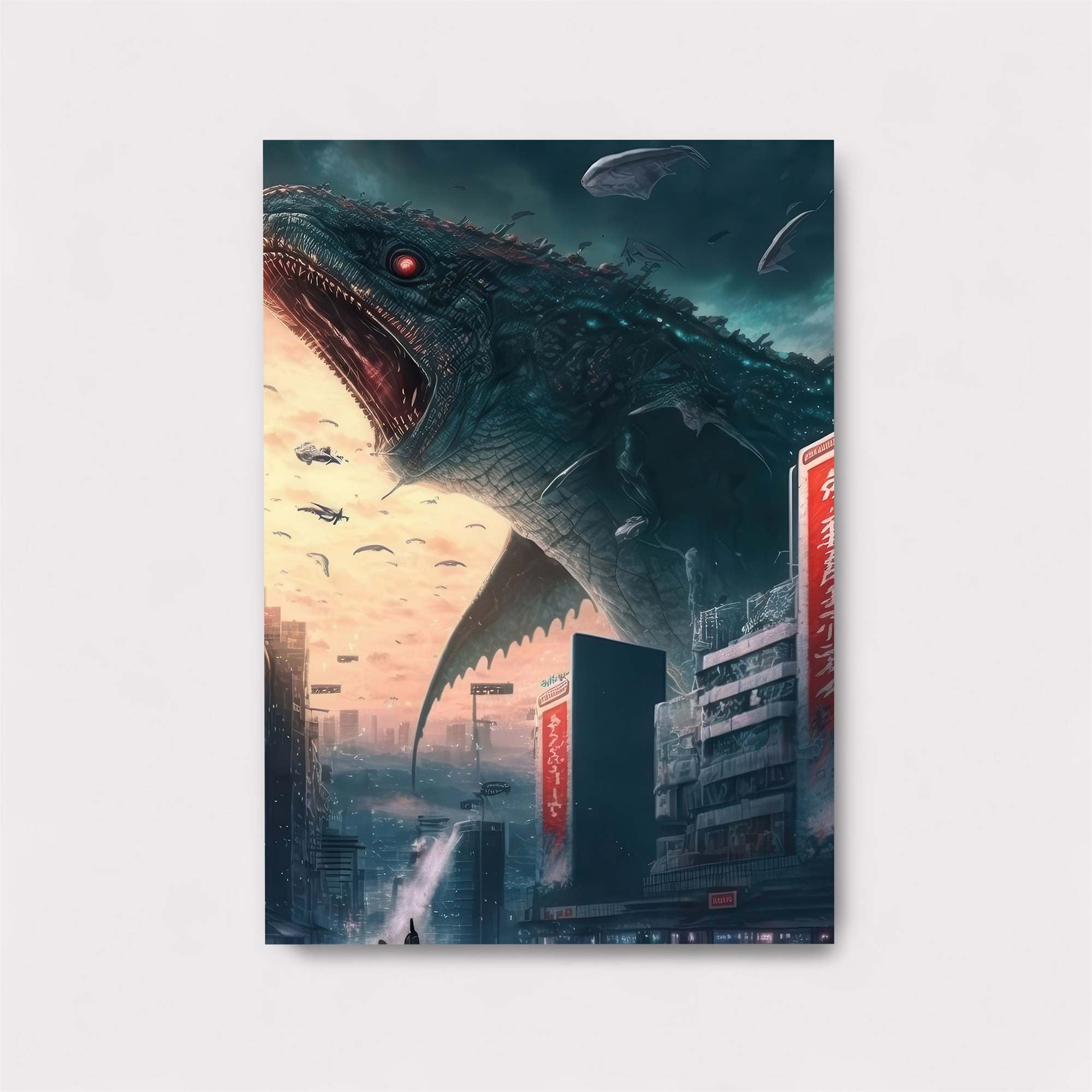 Godzilla Rampage Safe Wall Magnetic / M
