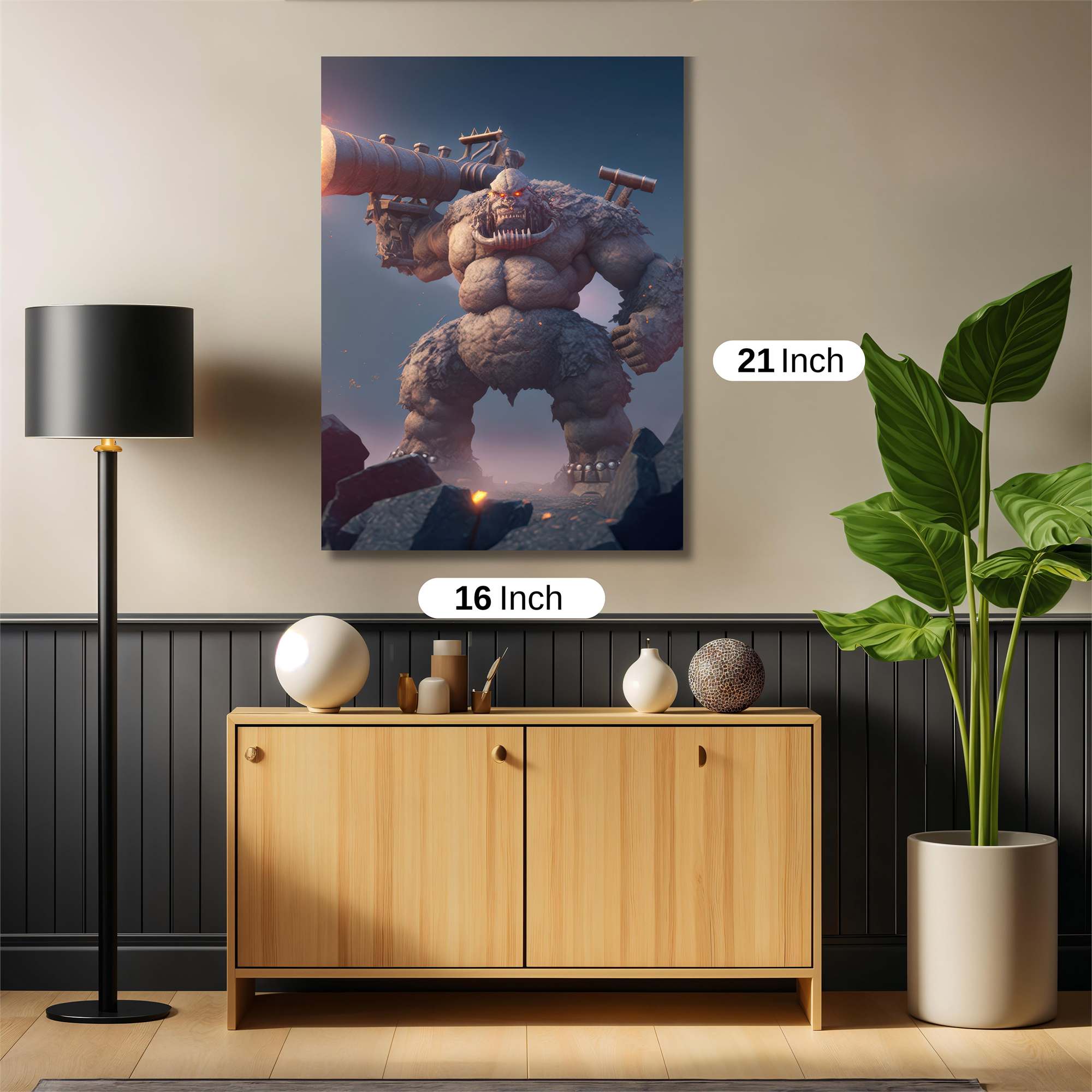 Orc Rampage Safe Wall Magnetic / M
