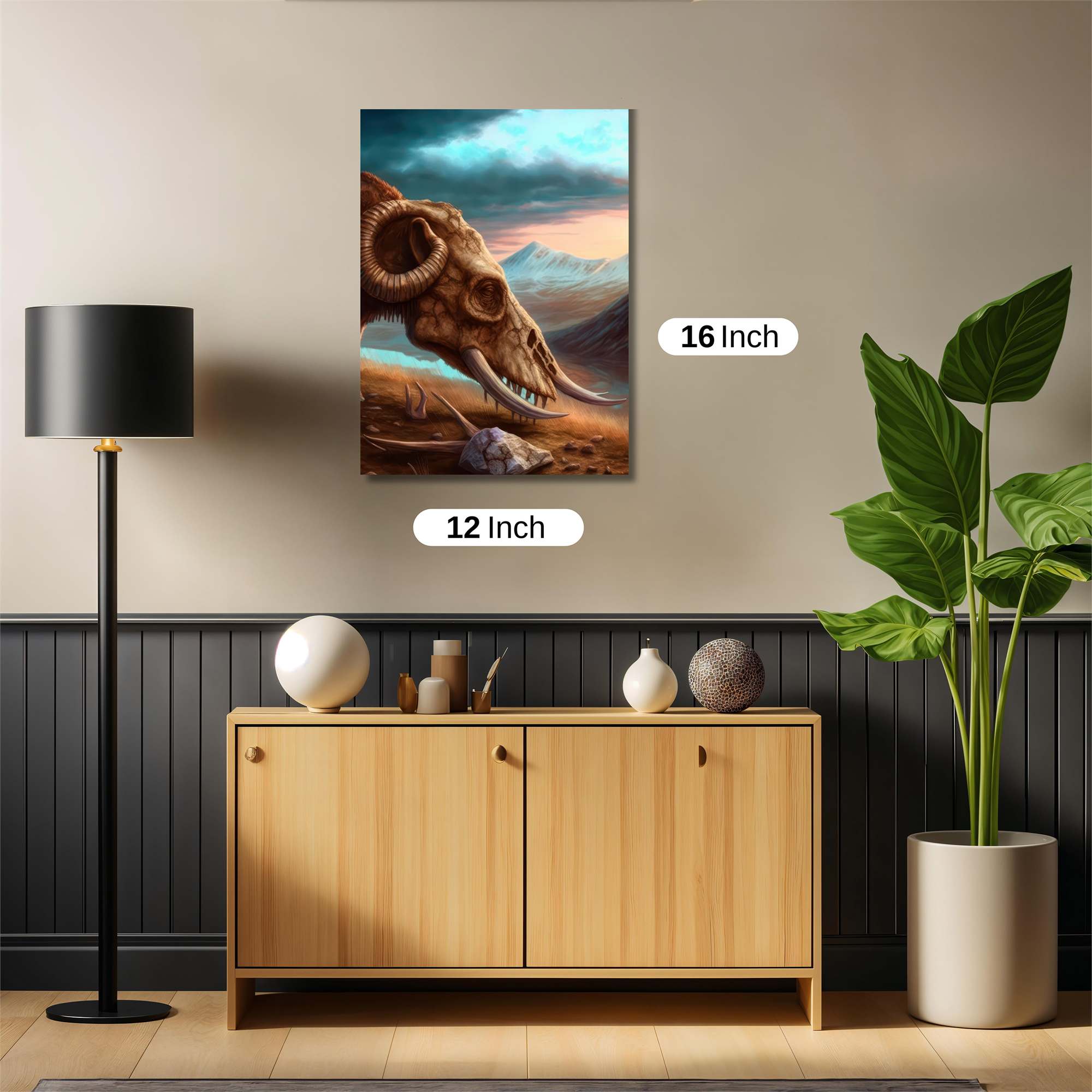 Skull Serenity Safe Wall Magnetic / M