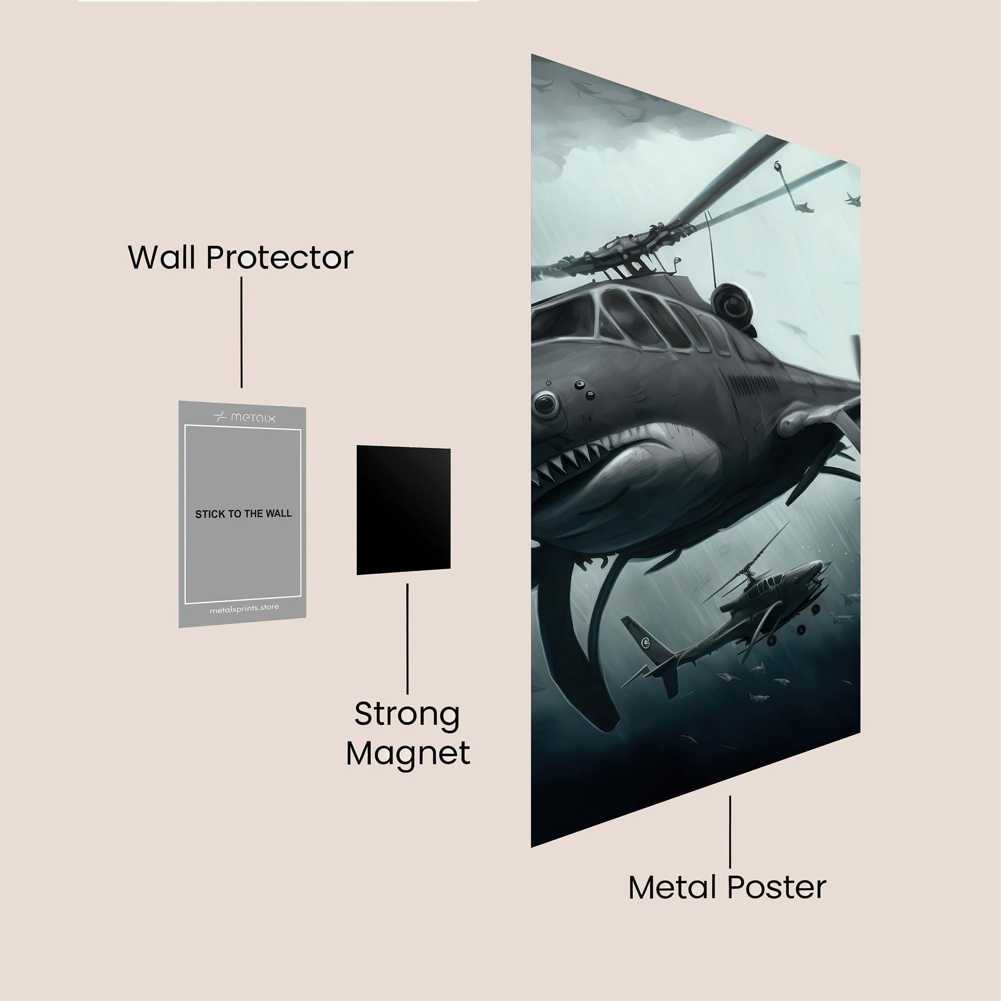 SharkStorm Safe Wall Magnetic / M