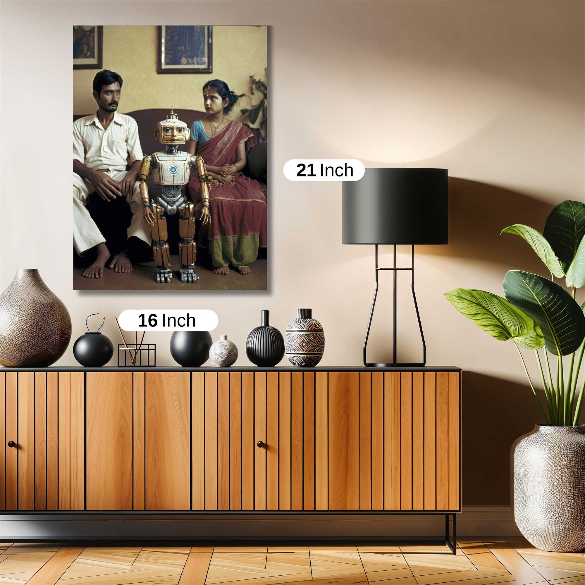 Robot Family Safe Wall Magnetic / M