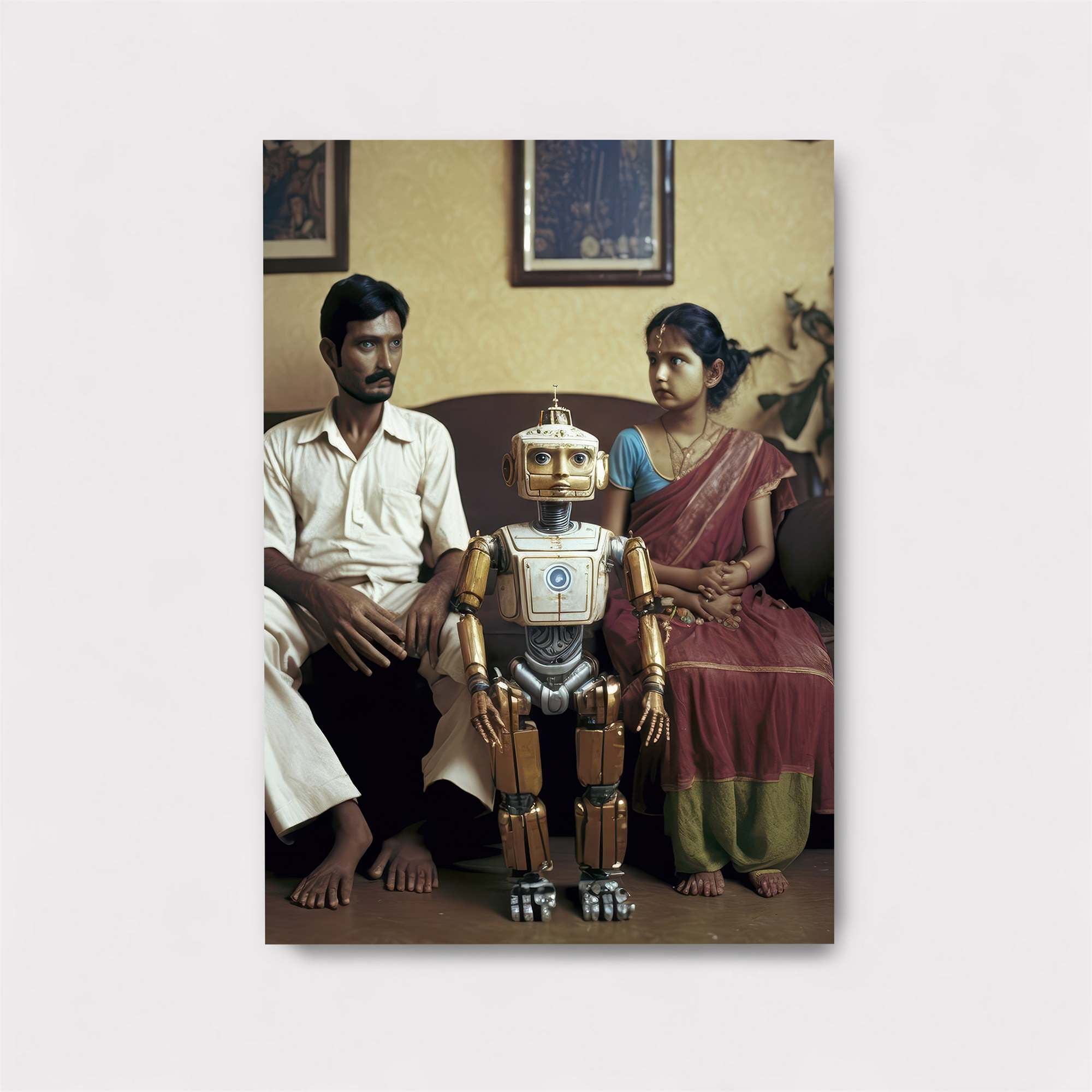 Robot Family Safe Wall Magnetic / M