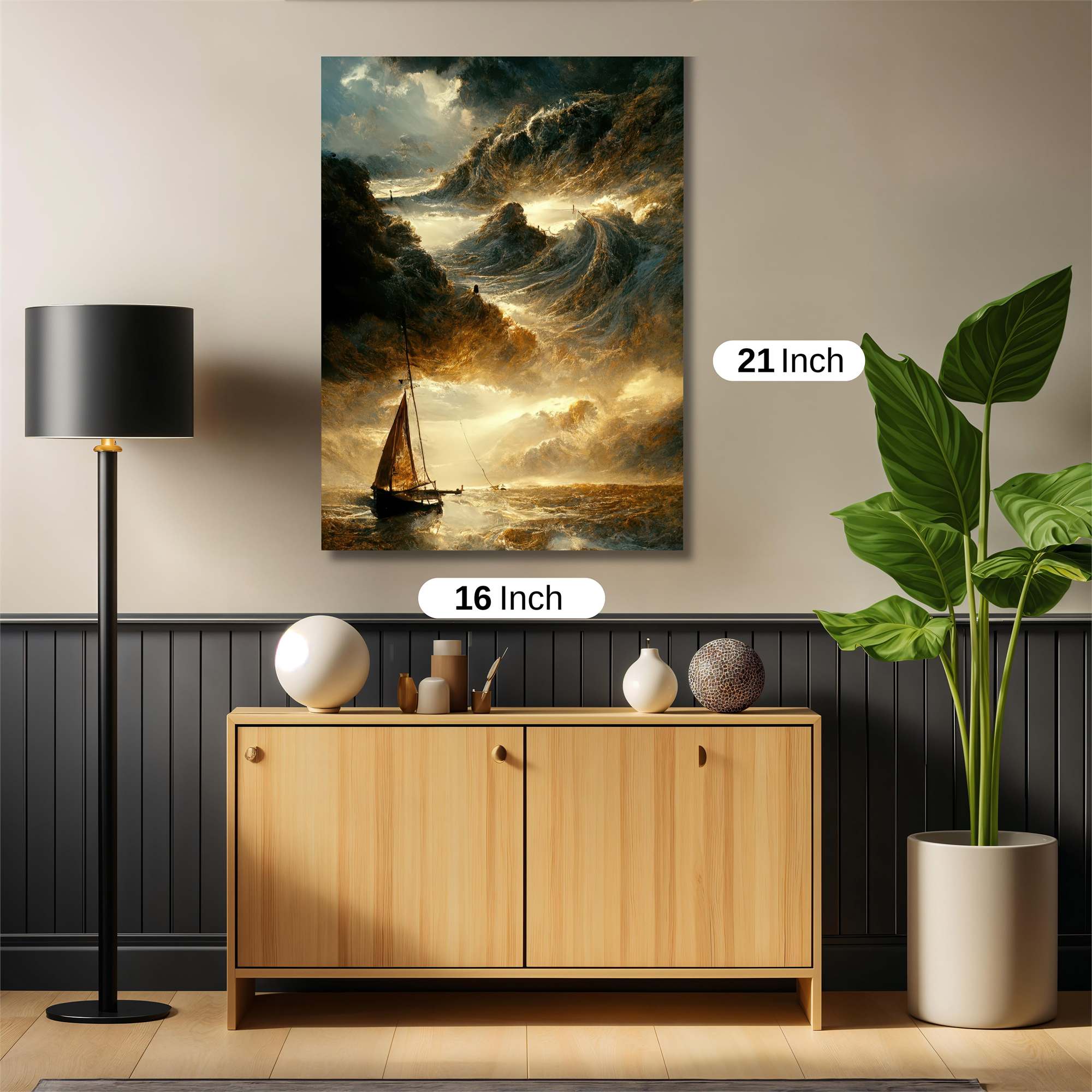 Stormy Odyssey Safe Wall Magnetic / M