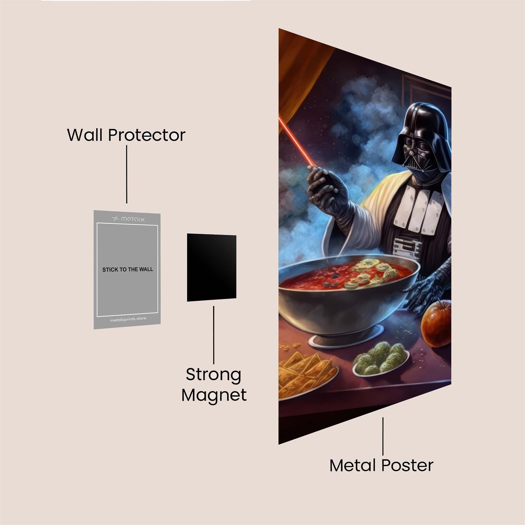 Darth Chef Safe Wall Magnetic / M