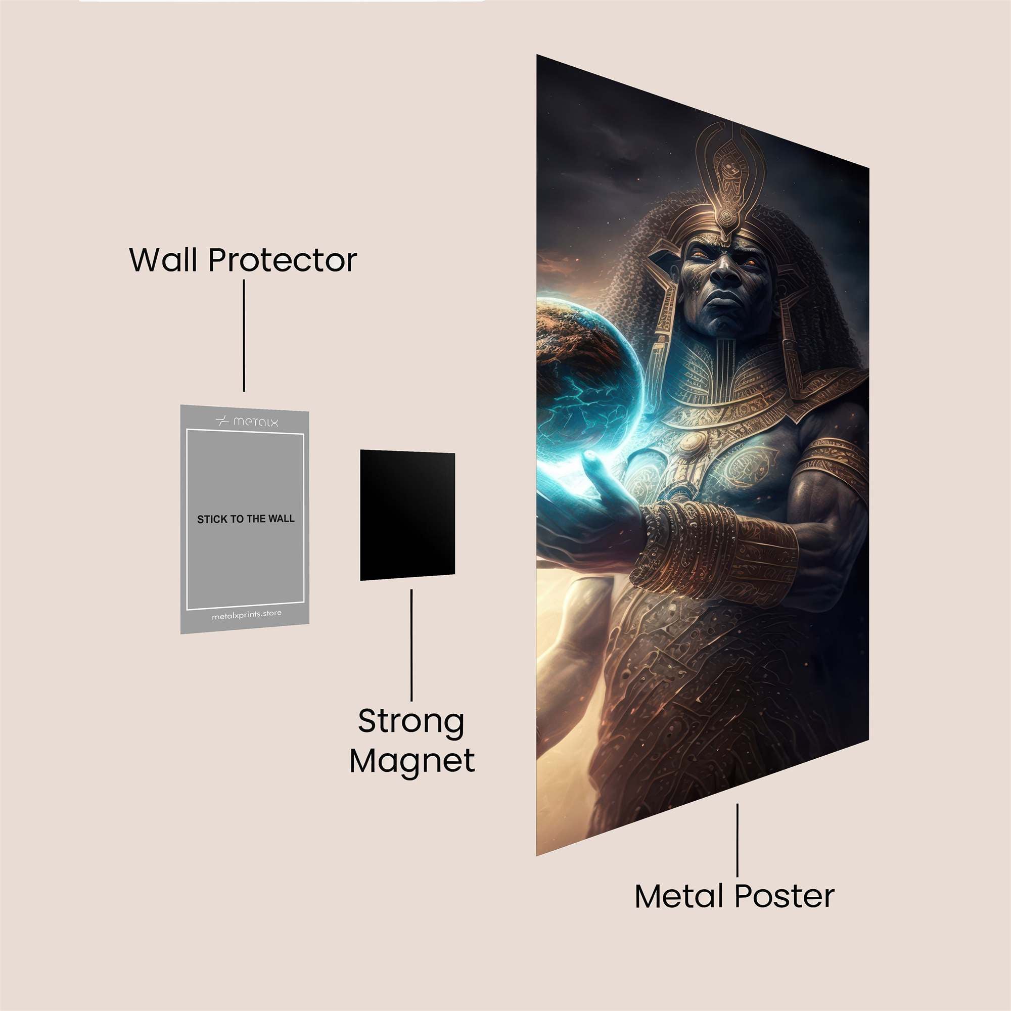 Ptah Enlightened Safe Wall Magnetic / M