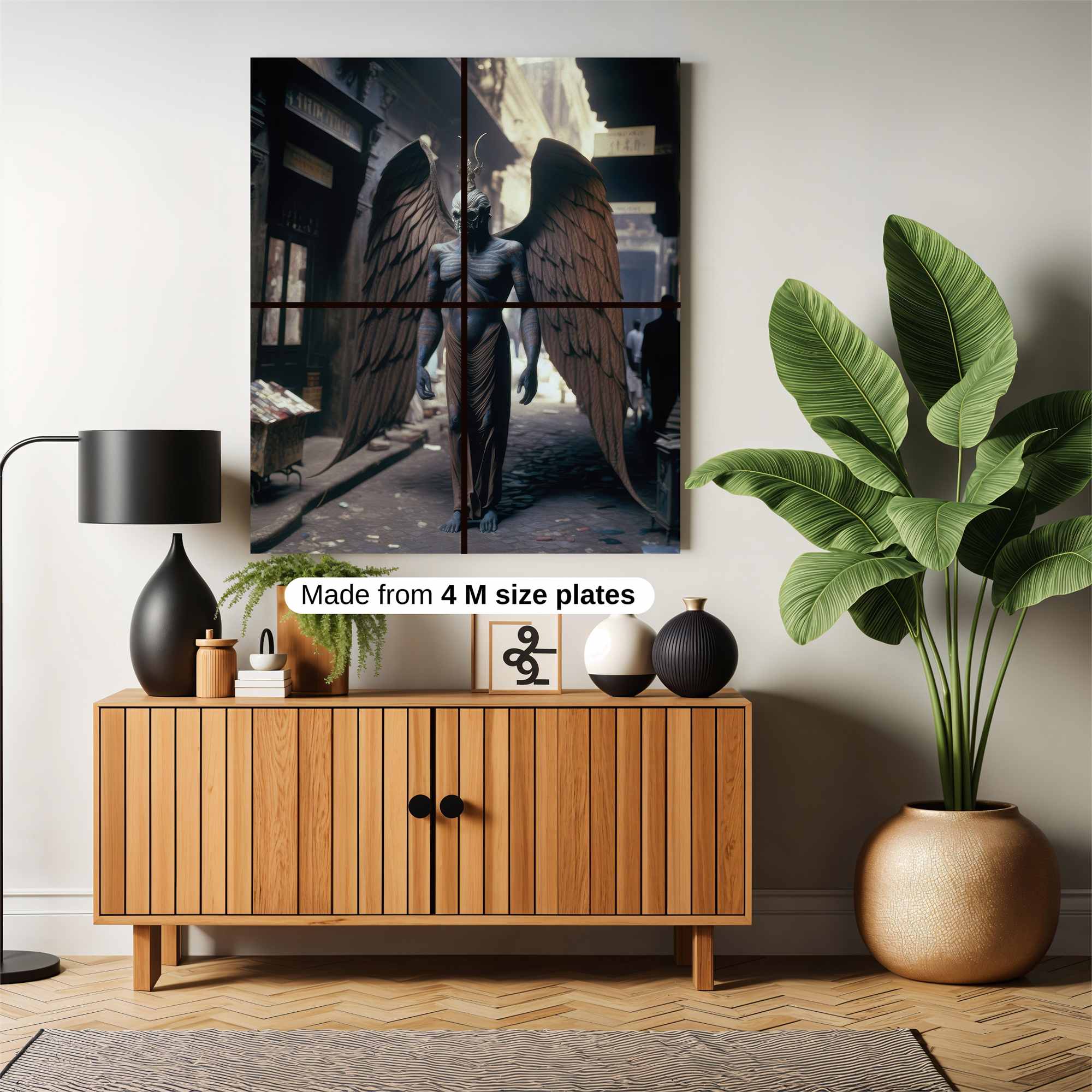 Lucifer Brooding Safe Wall Magnetic / M
