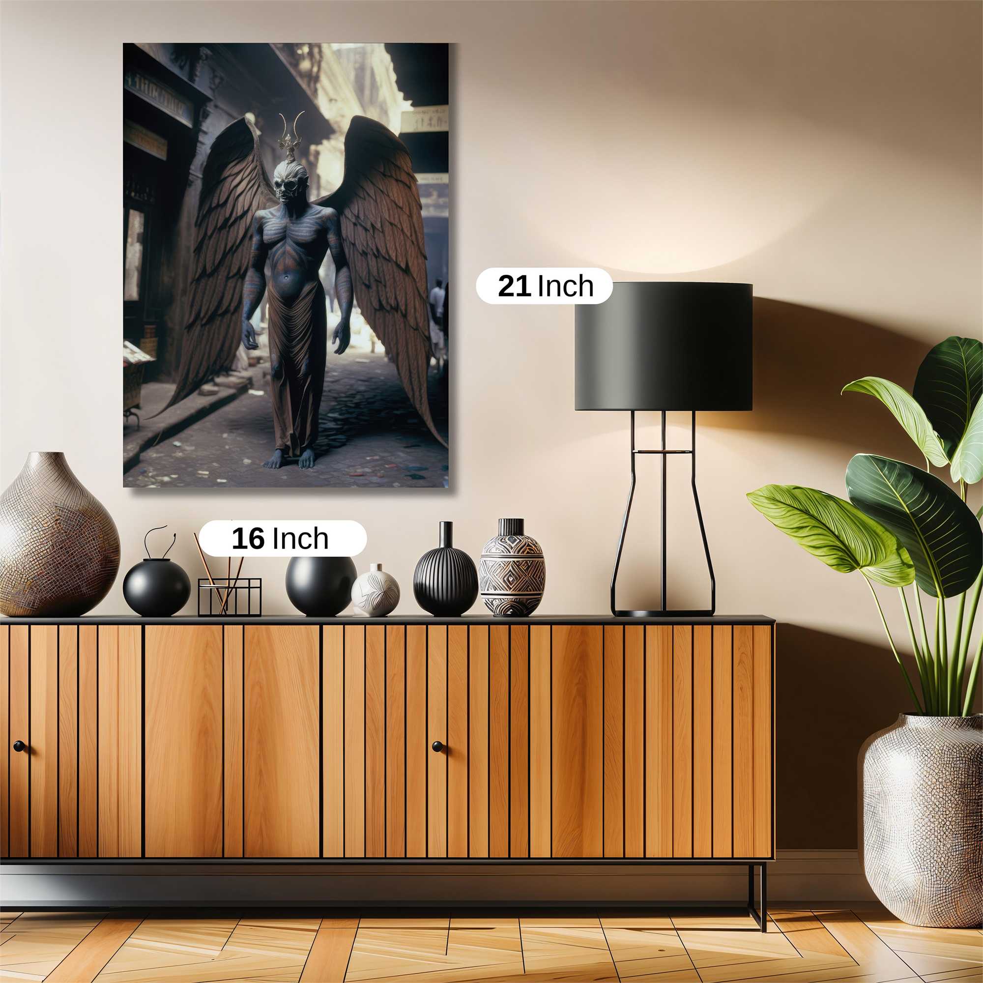 Lucifer Brooding Safe Wall Magnetic / M
