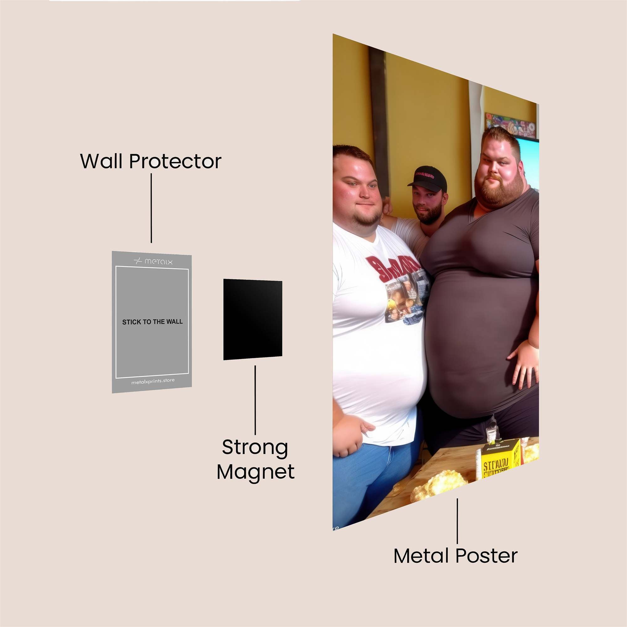 Brian Bold Safe Wall Magnetic / M