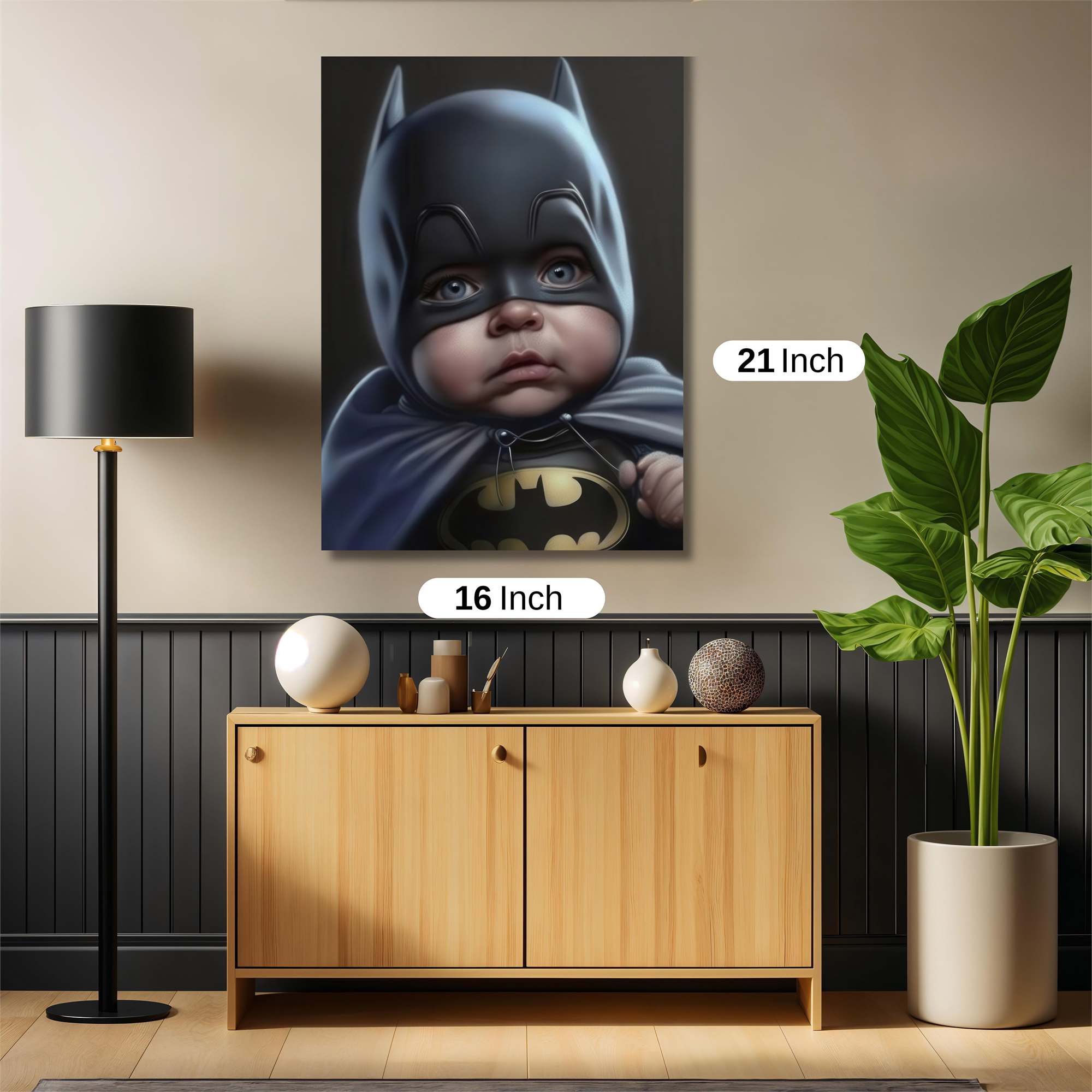 Batman Brooding Safe Wall Magnetic / M