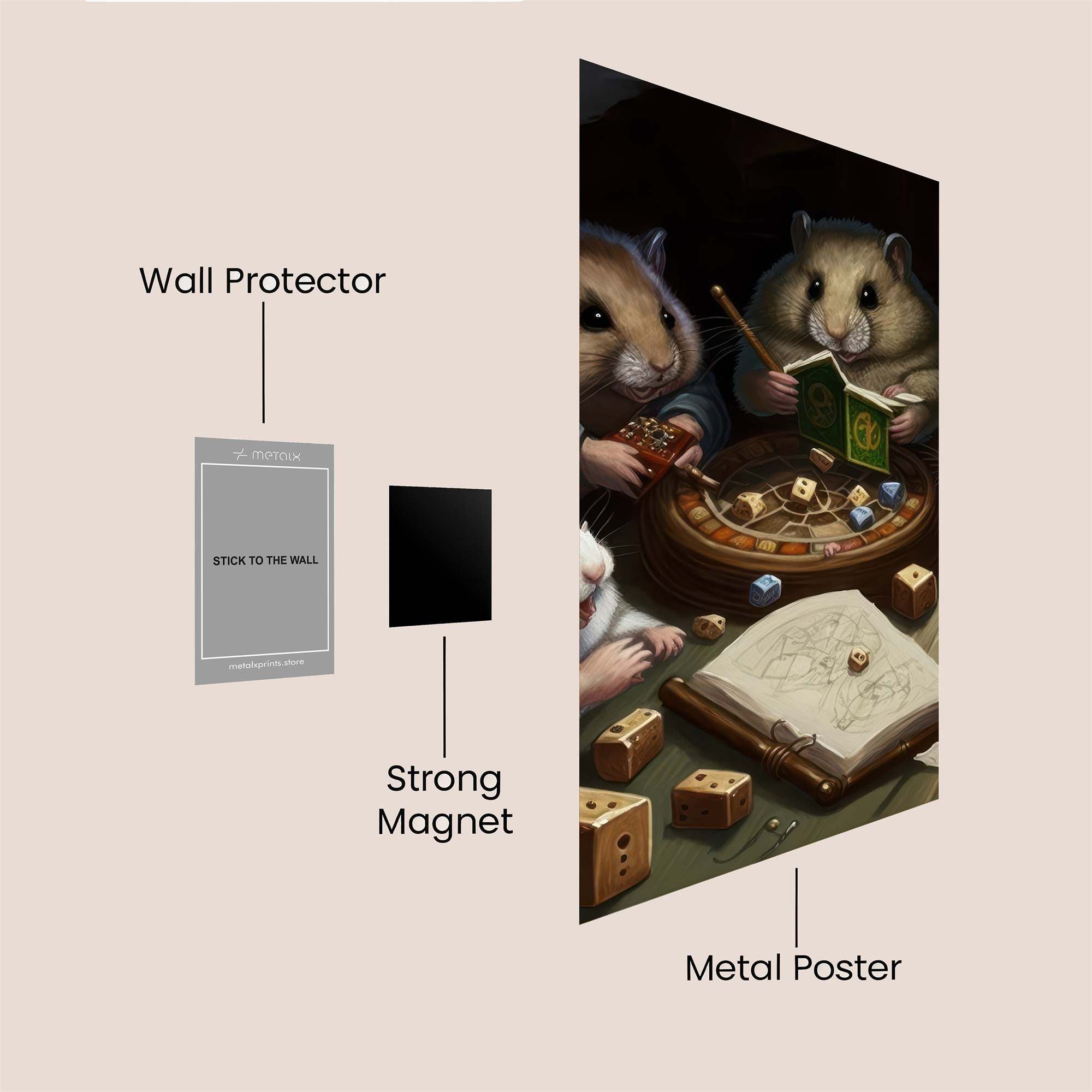 Hamster Haven Safe Wall Magnetic / M