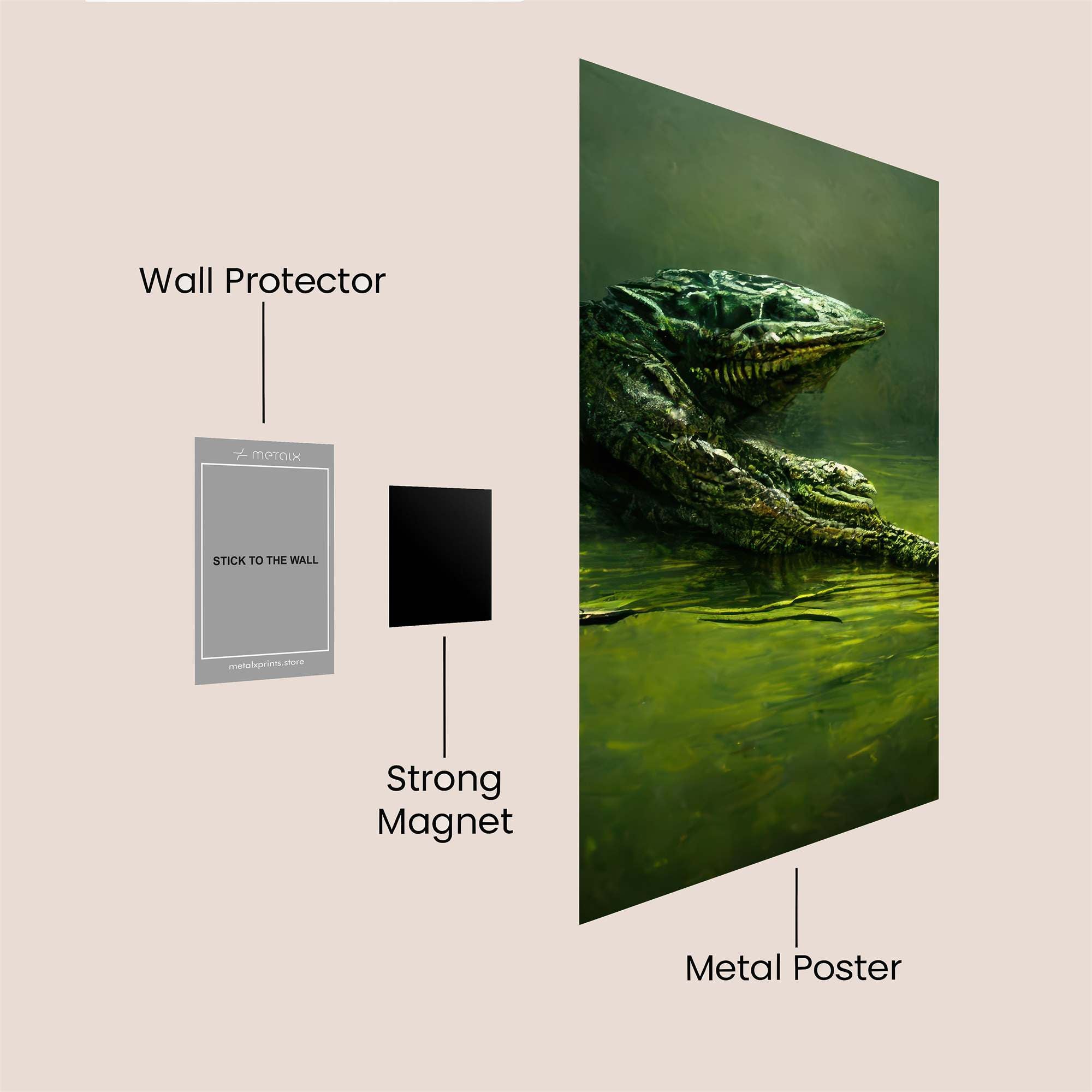 SwampLurker Safe Wall Magnetic / M