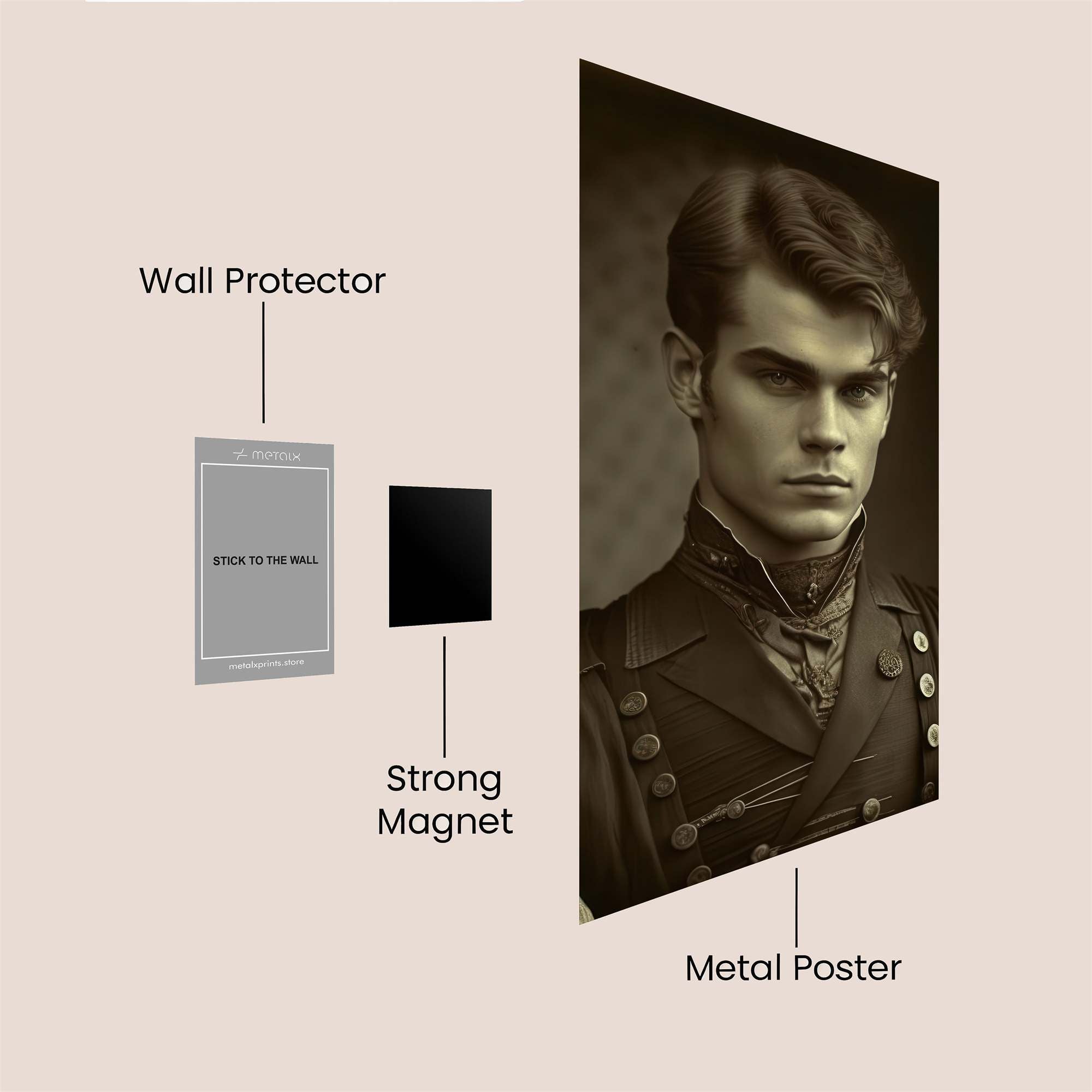 Victorian Enigma Safe Wall Magnetic / M