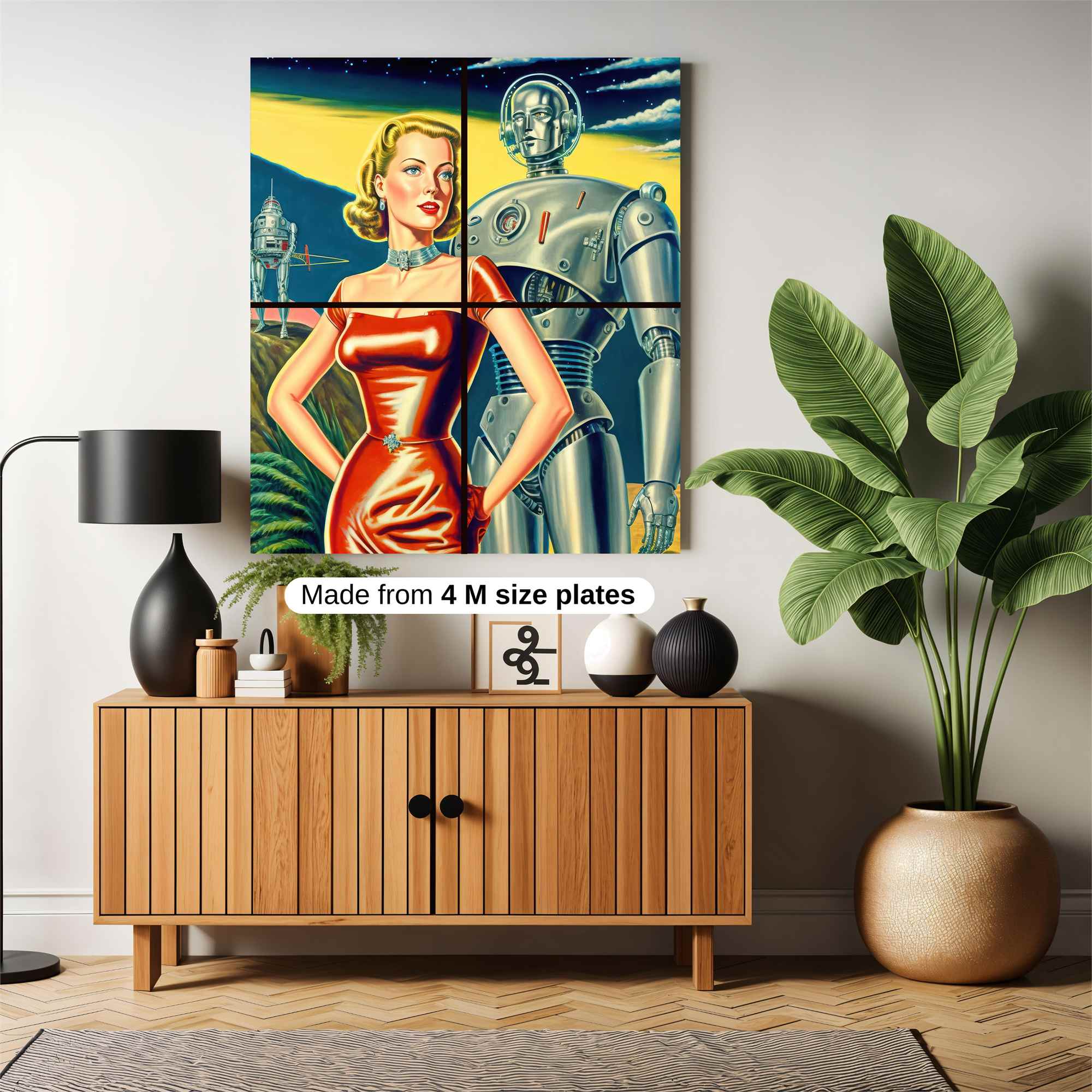 Robot Romance Safe Wall Magnetic / M