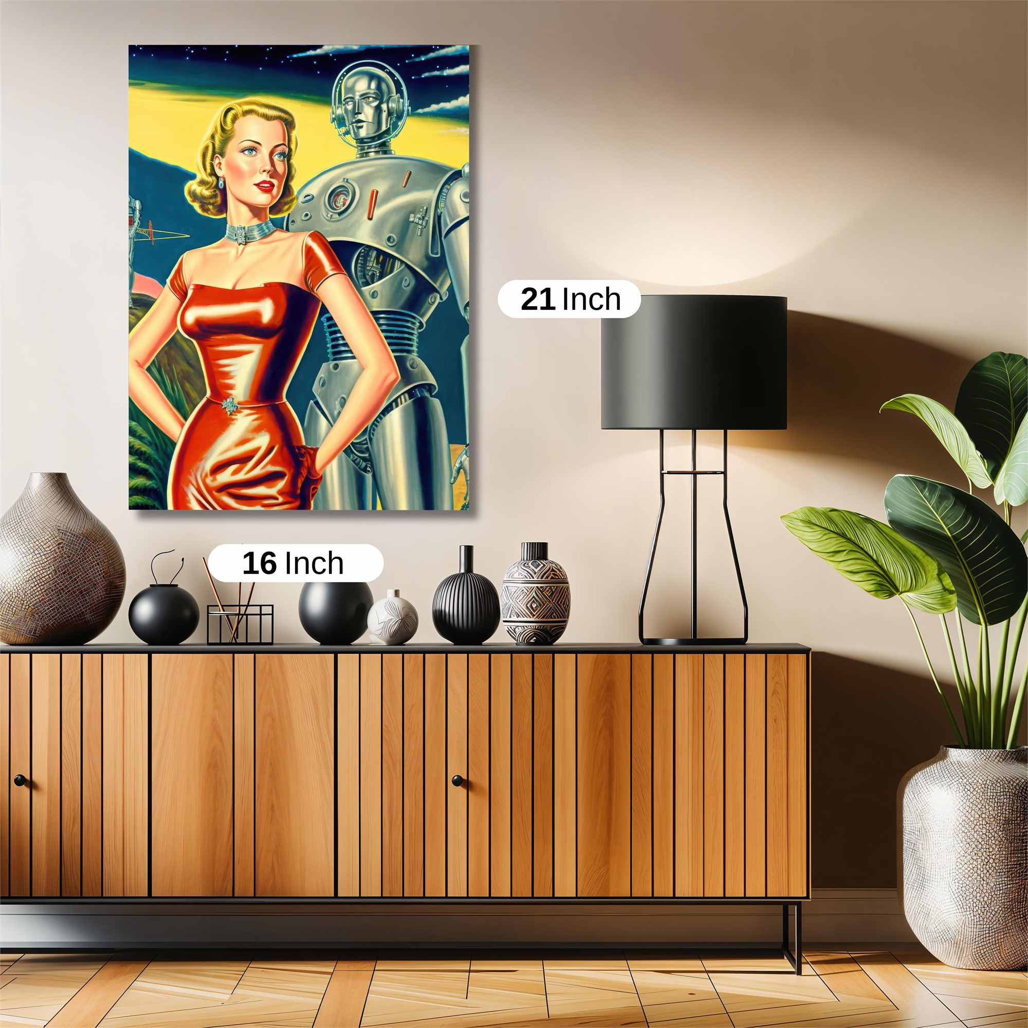 Robot Romance Safe Wall Magnetic / M