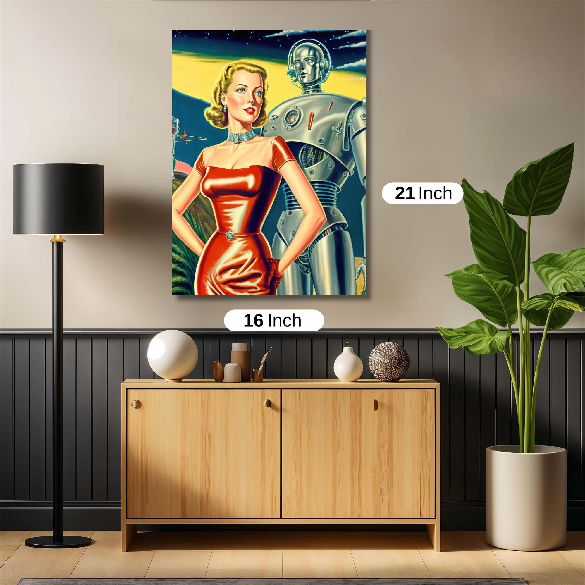 Robot Romance Safe Wall Magnetic / M