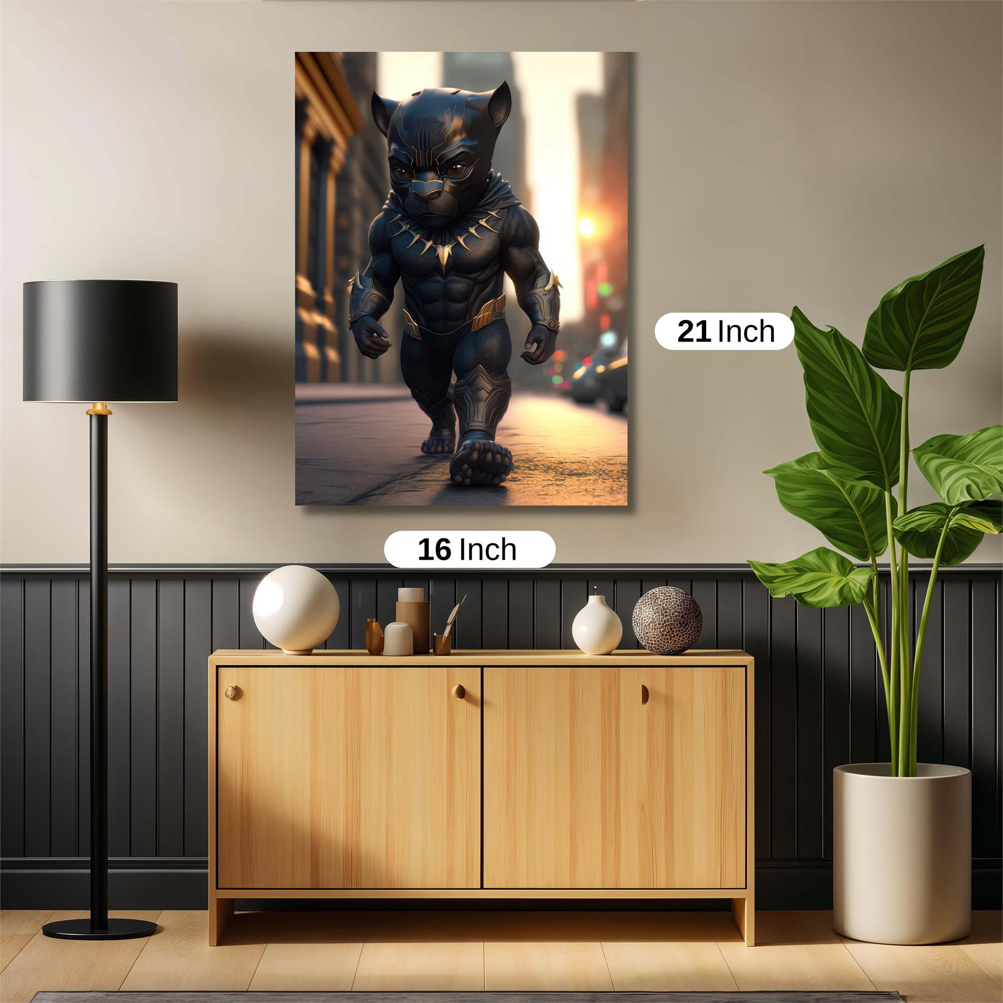 Panther Dawn Safe Wall Magnetic / M