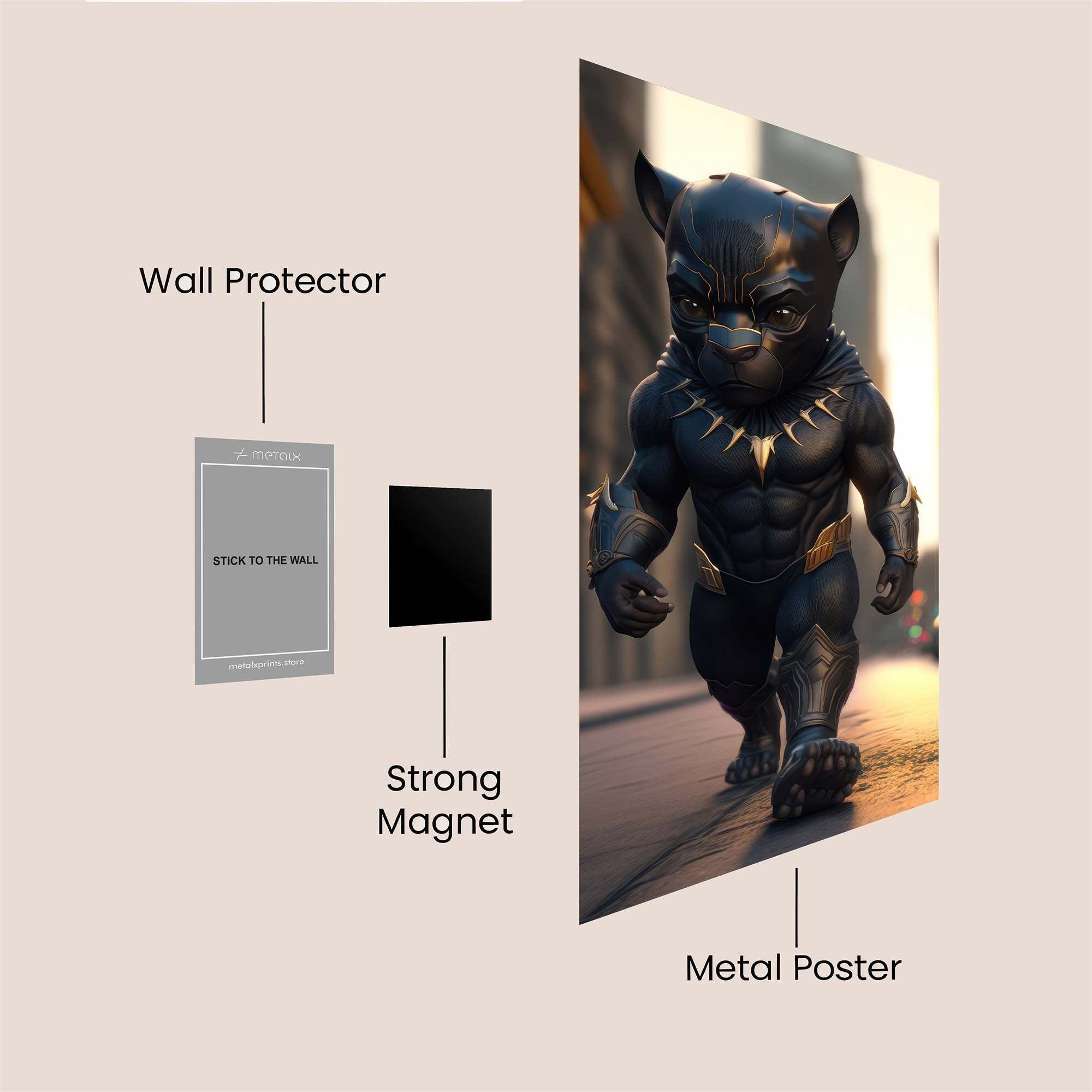 Panther Dawn Safe Wall Magnetic / M