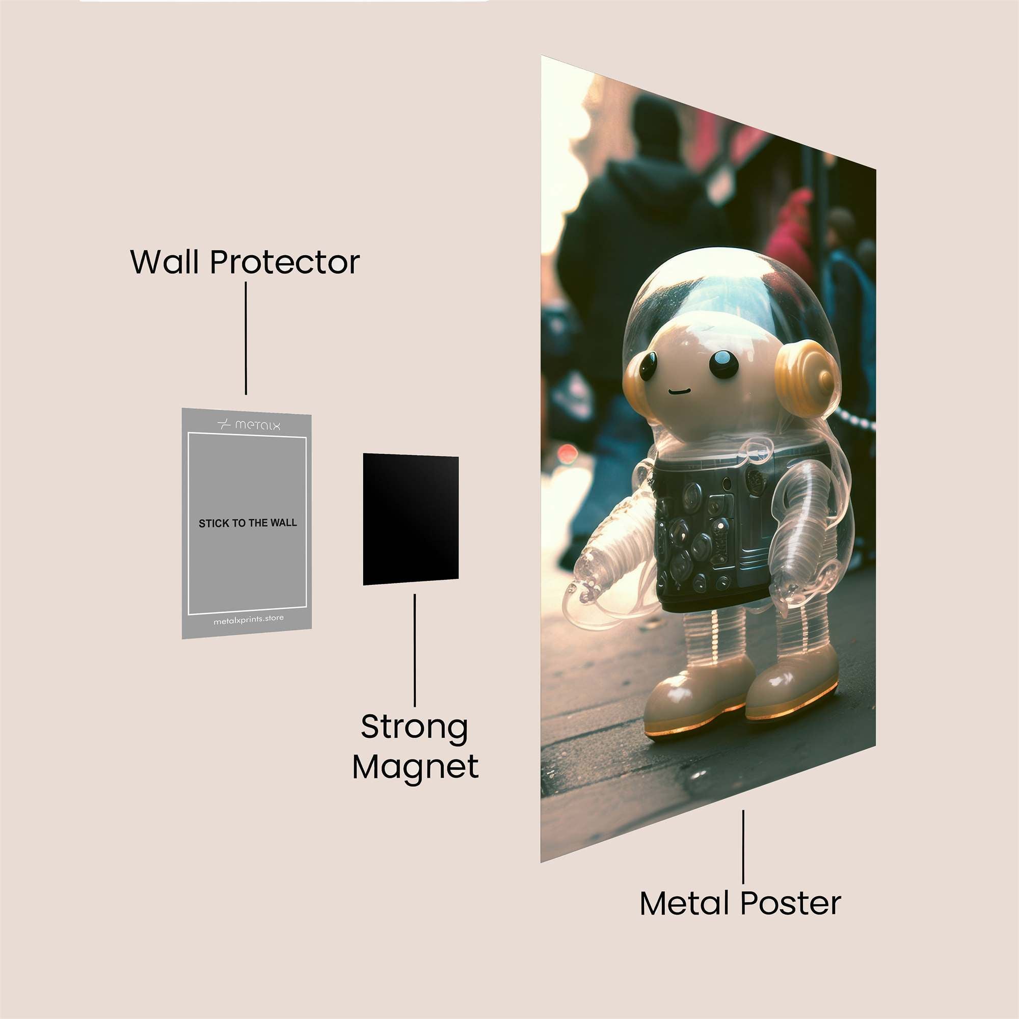 Astro Charm Safe Wall Magnetic / M