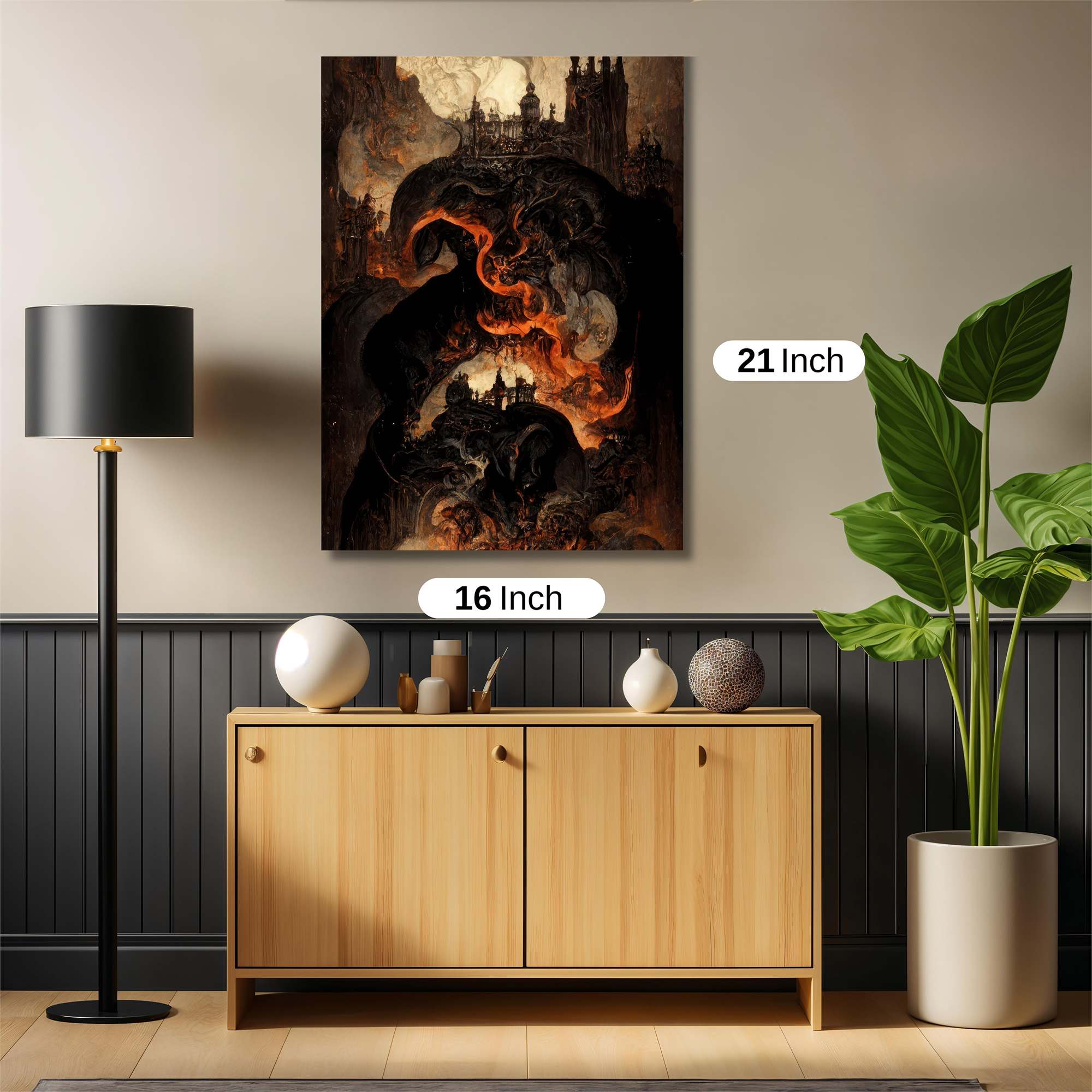 Hellish Descent Safe Wall Magnetic / M