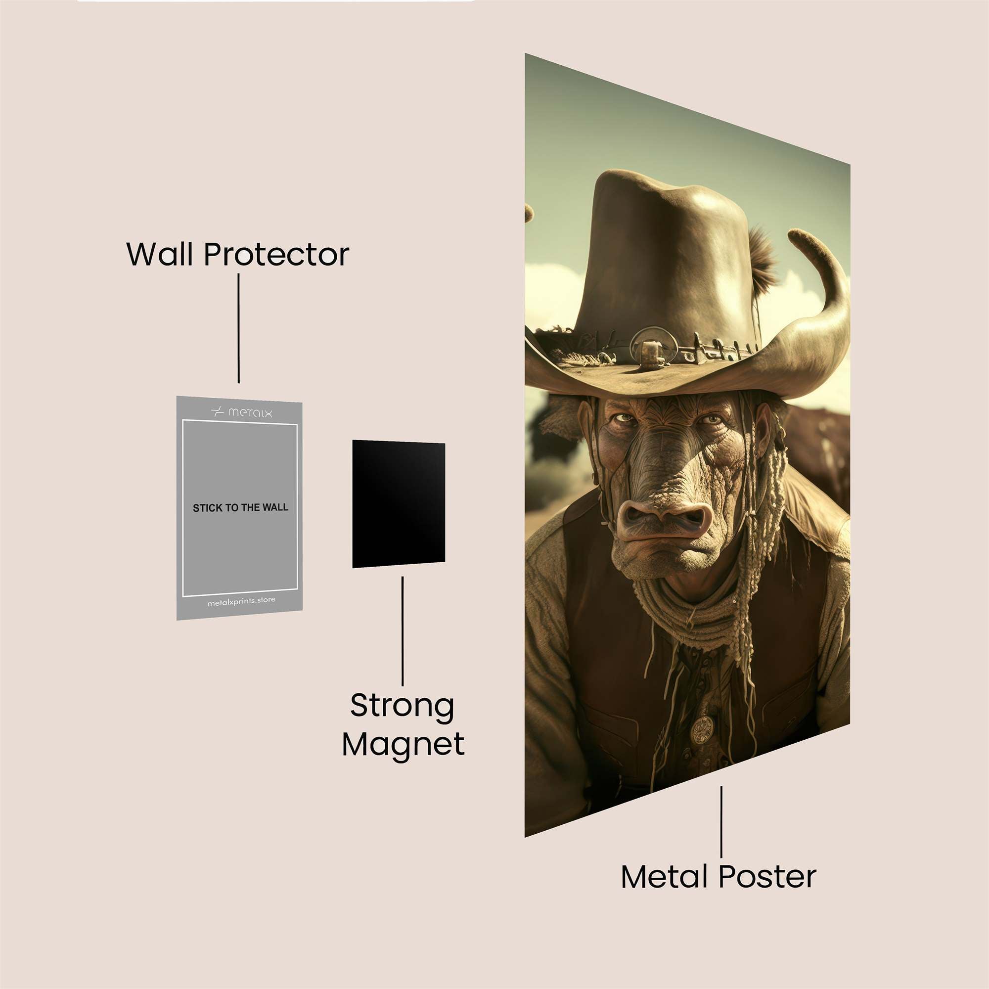 Minotaur Maverick Safe Wall Magnetic / M