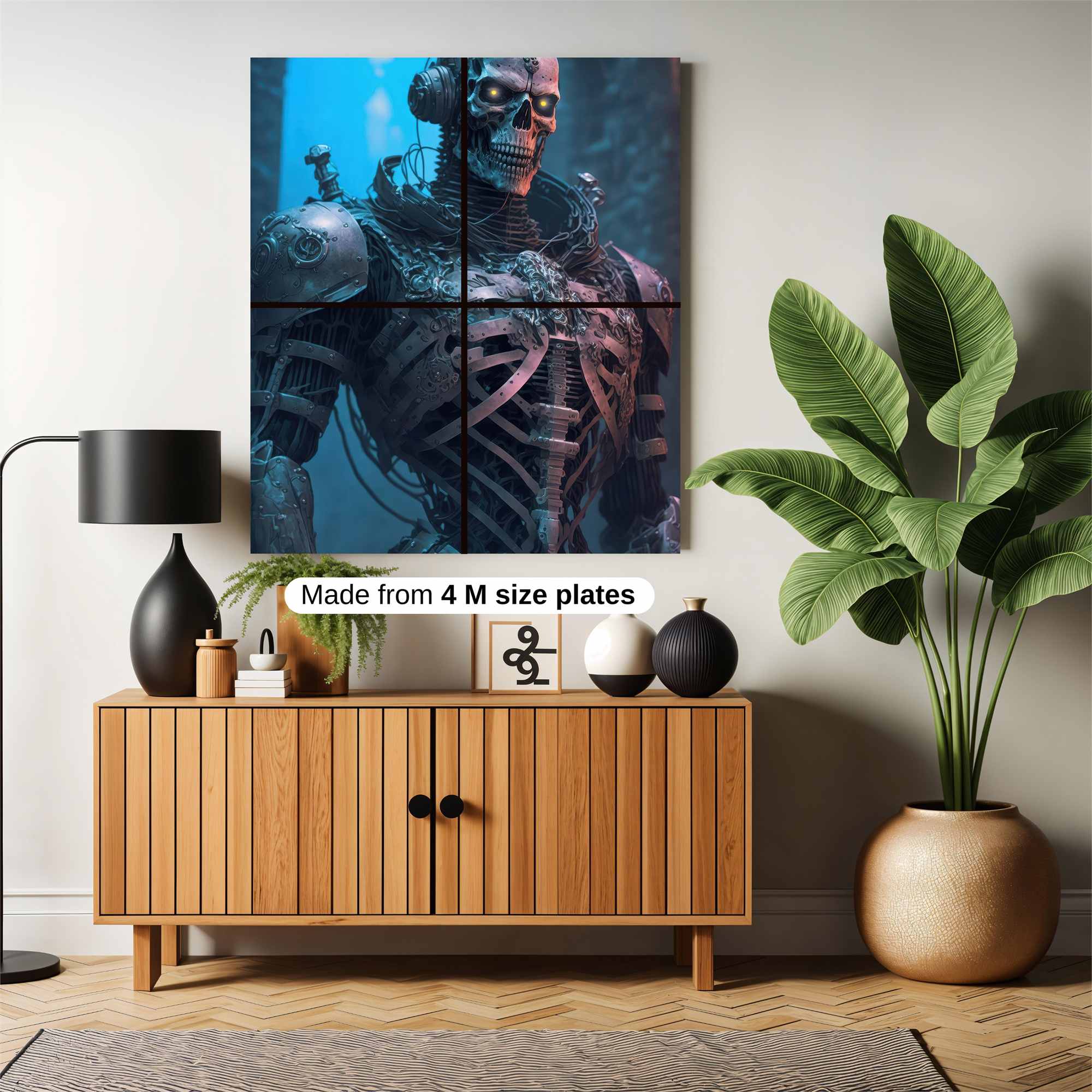 Skull Sentinel Safe Wall Magnetic / M