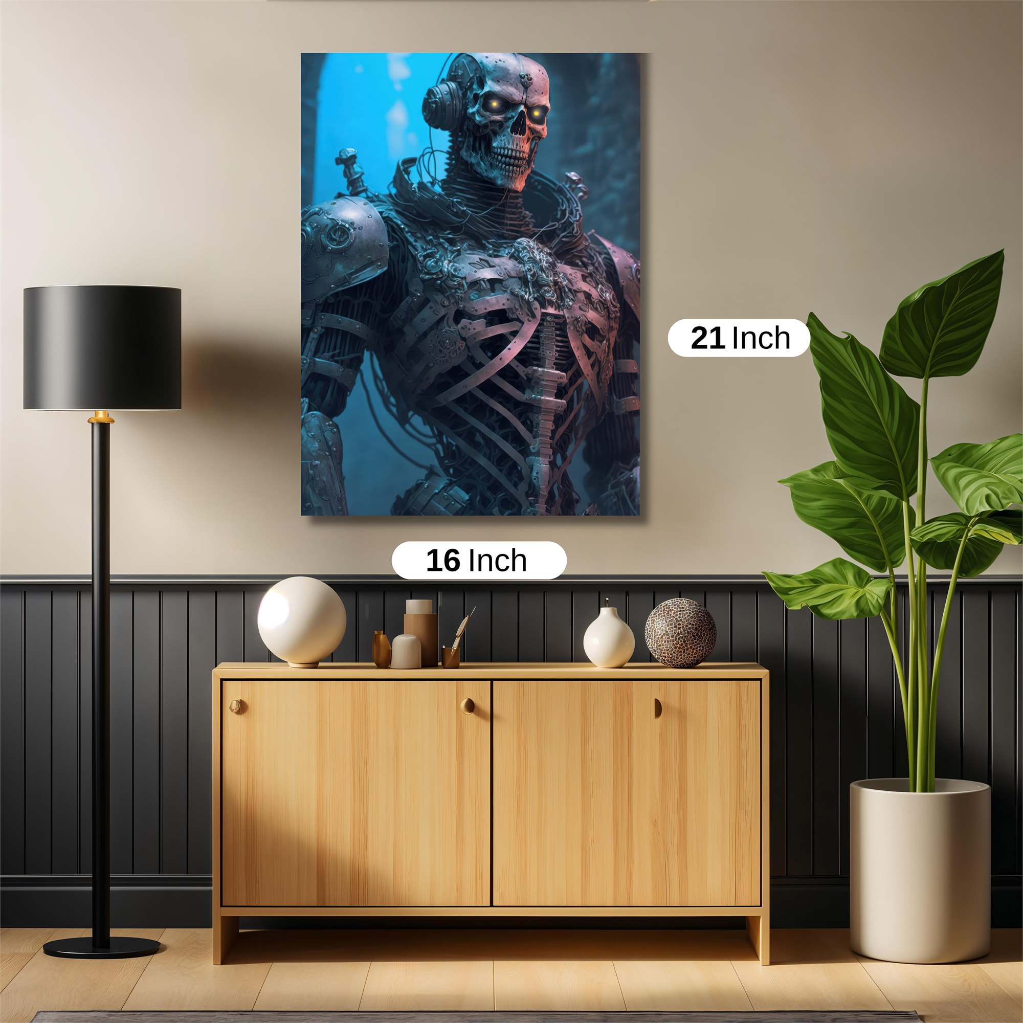 Skull Sentinel Safe Wall Magnetic / M