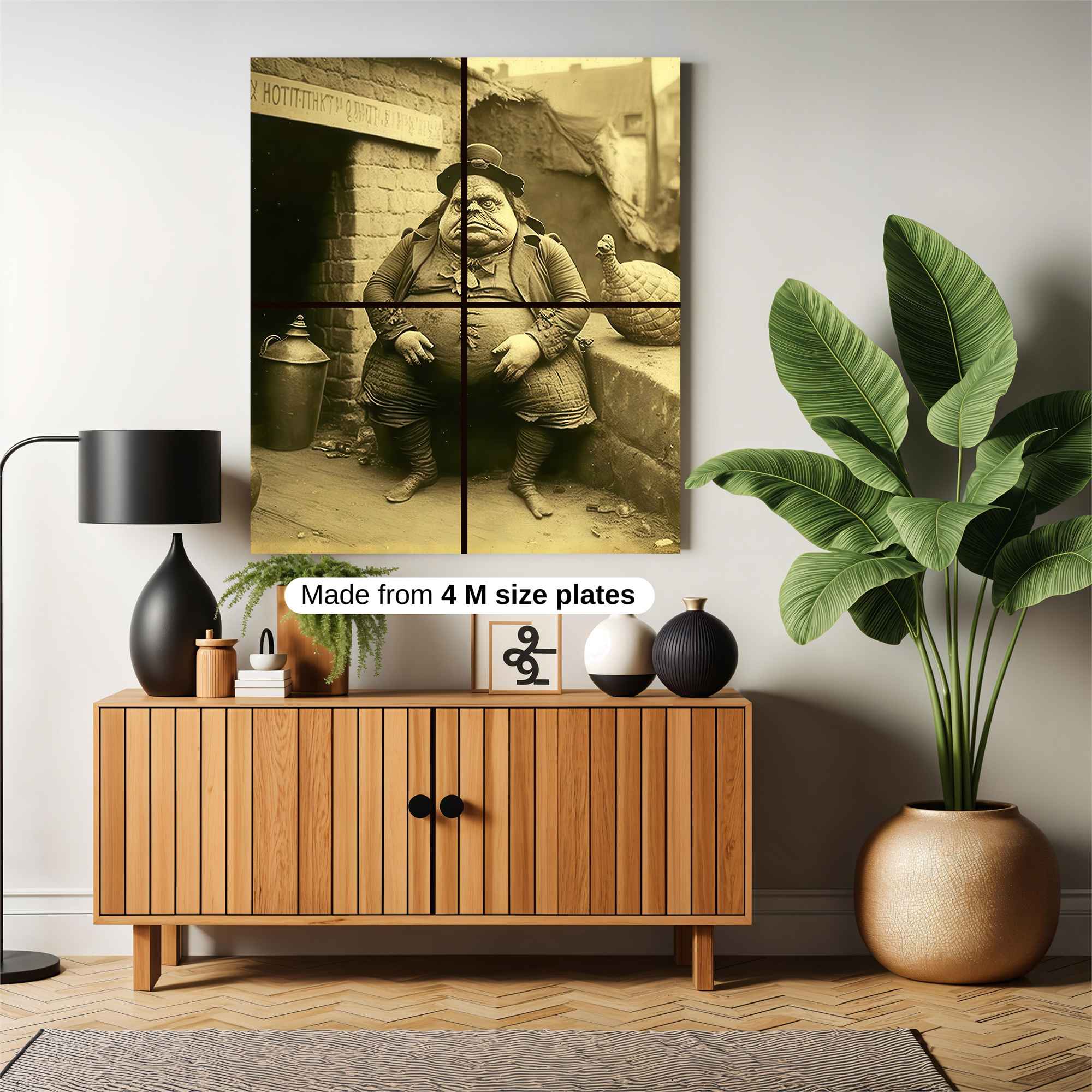 Gargoyle Grumpy Safe Wall Magnetic / M