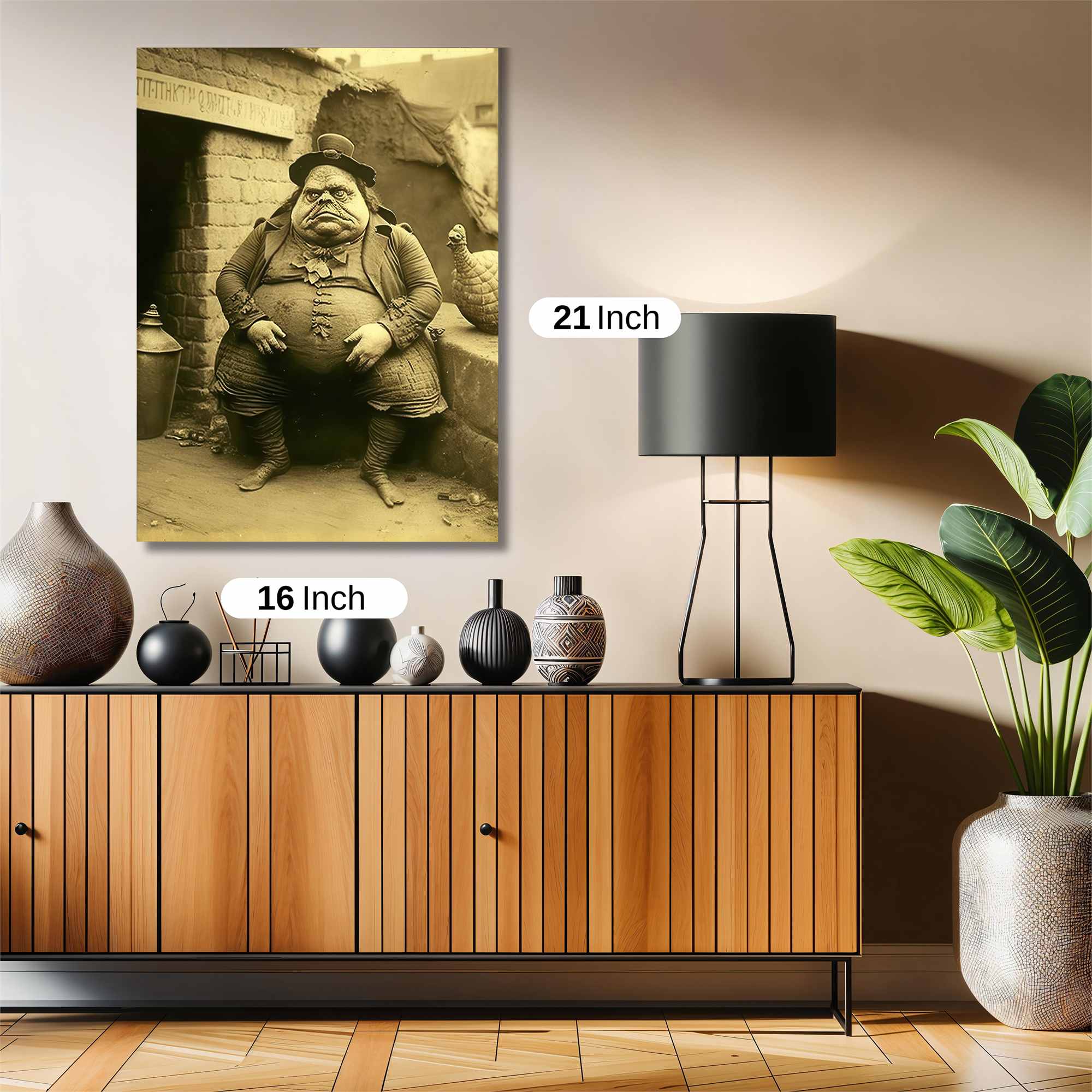 Gargoyle Grumpy Safe Wall Magnetic / M