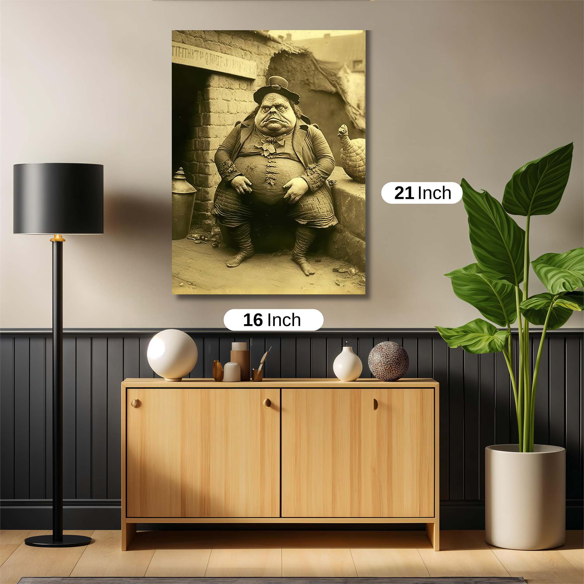 Gargoyle Grumpy Safe Wall Magnetic / M