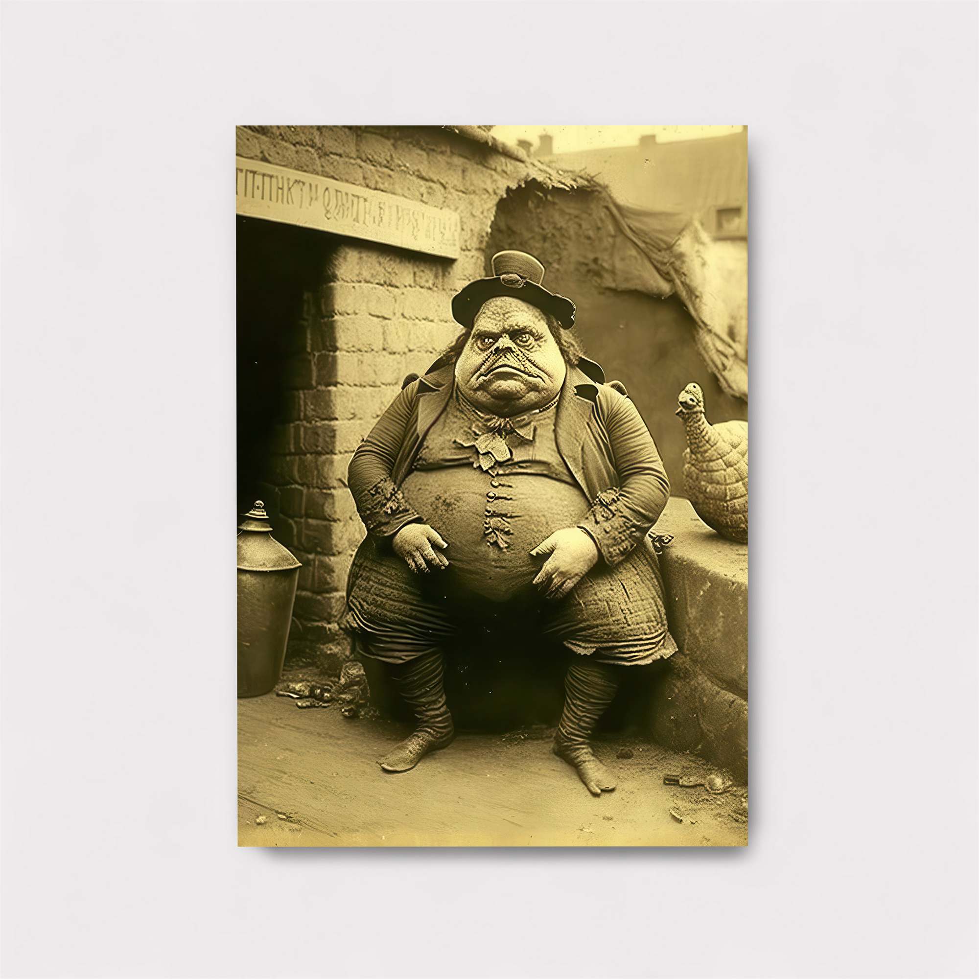 Gargoyle Grumpy Safe Wall Magnetic / M