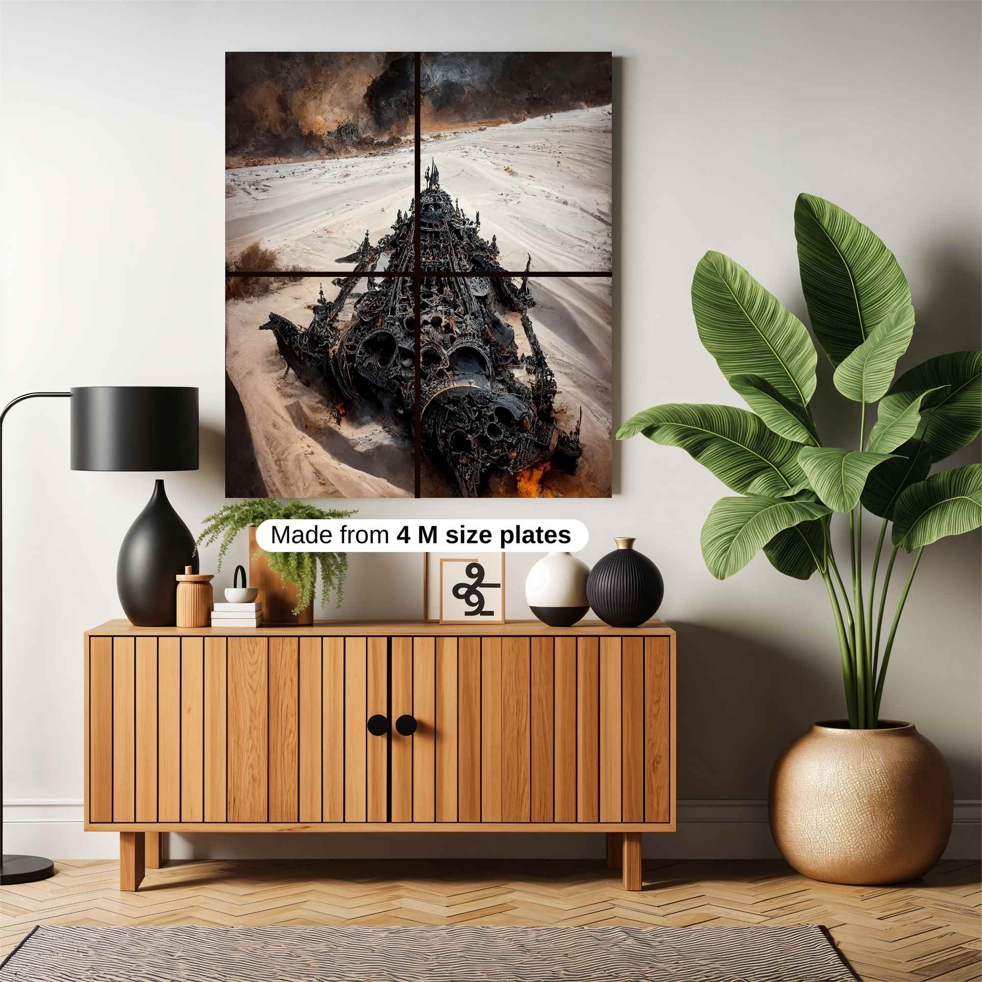 Wrecked Desolation Safe Wall Magnetic / M