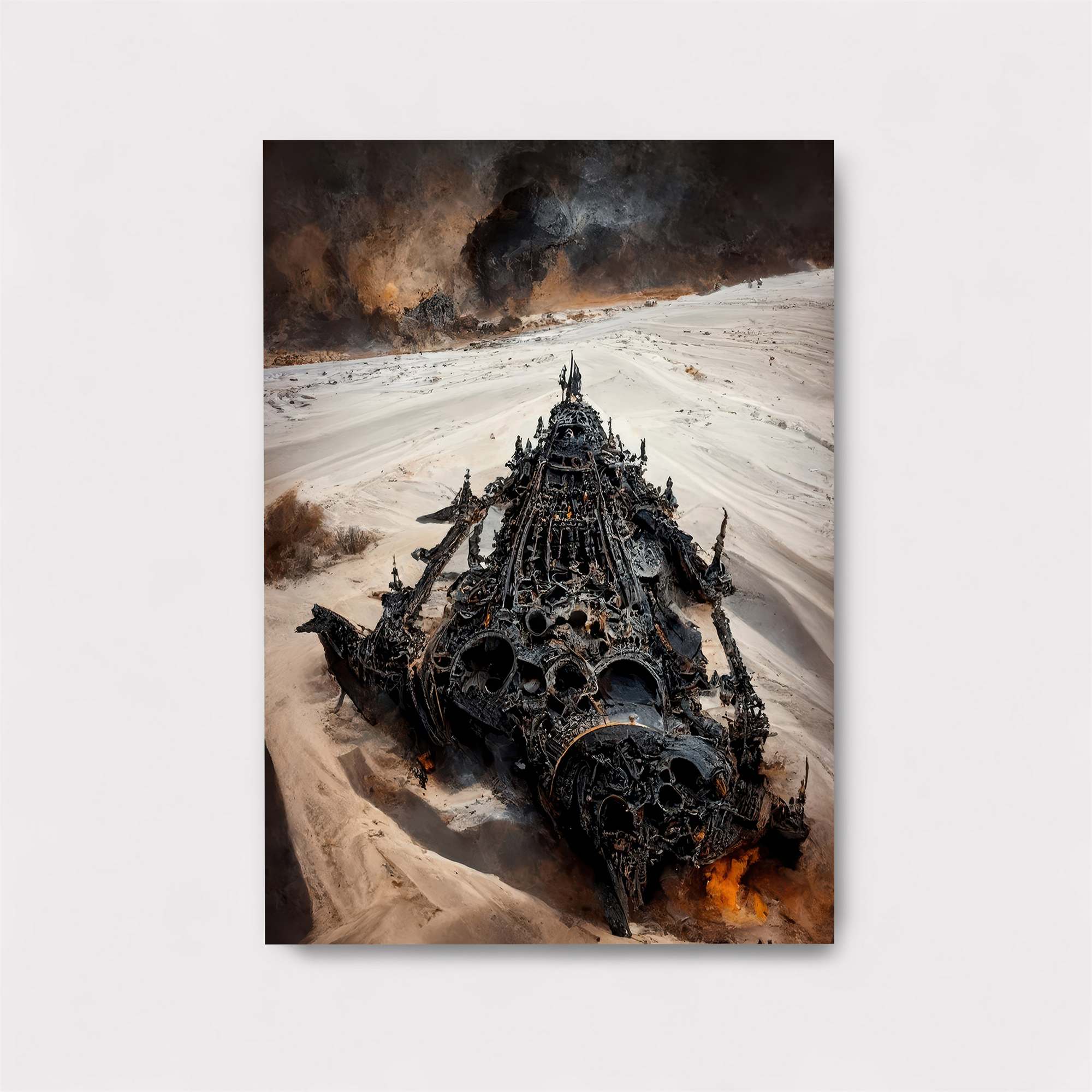 Wrecked Desolation Safe Wall Magnetic / M