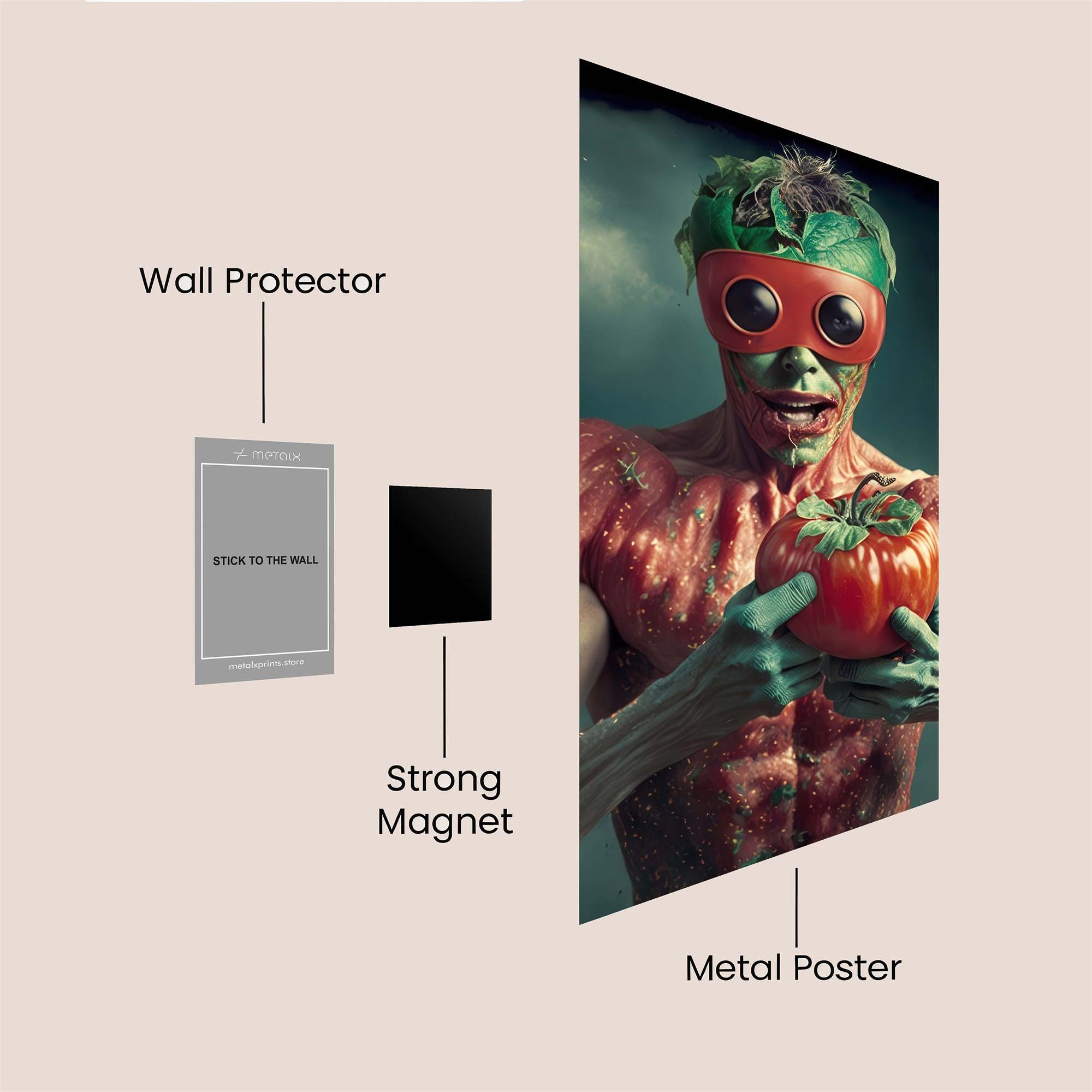 Tomato Terror Safe Wall Magnetic / M