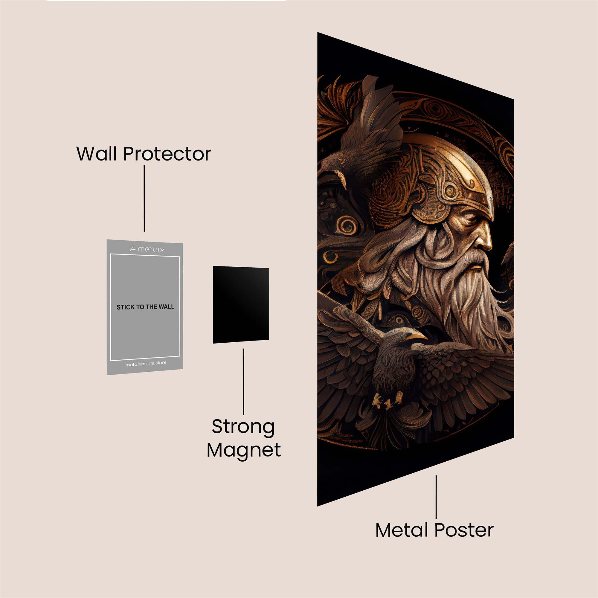 Odin Enigmatic Safe Wall Magnetic / M
