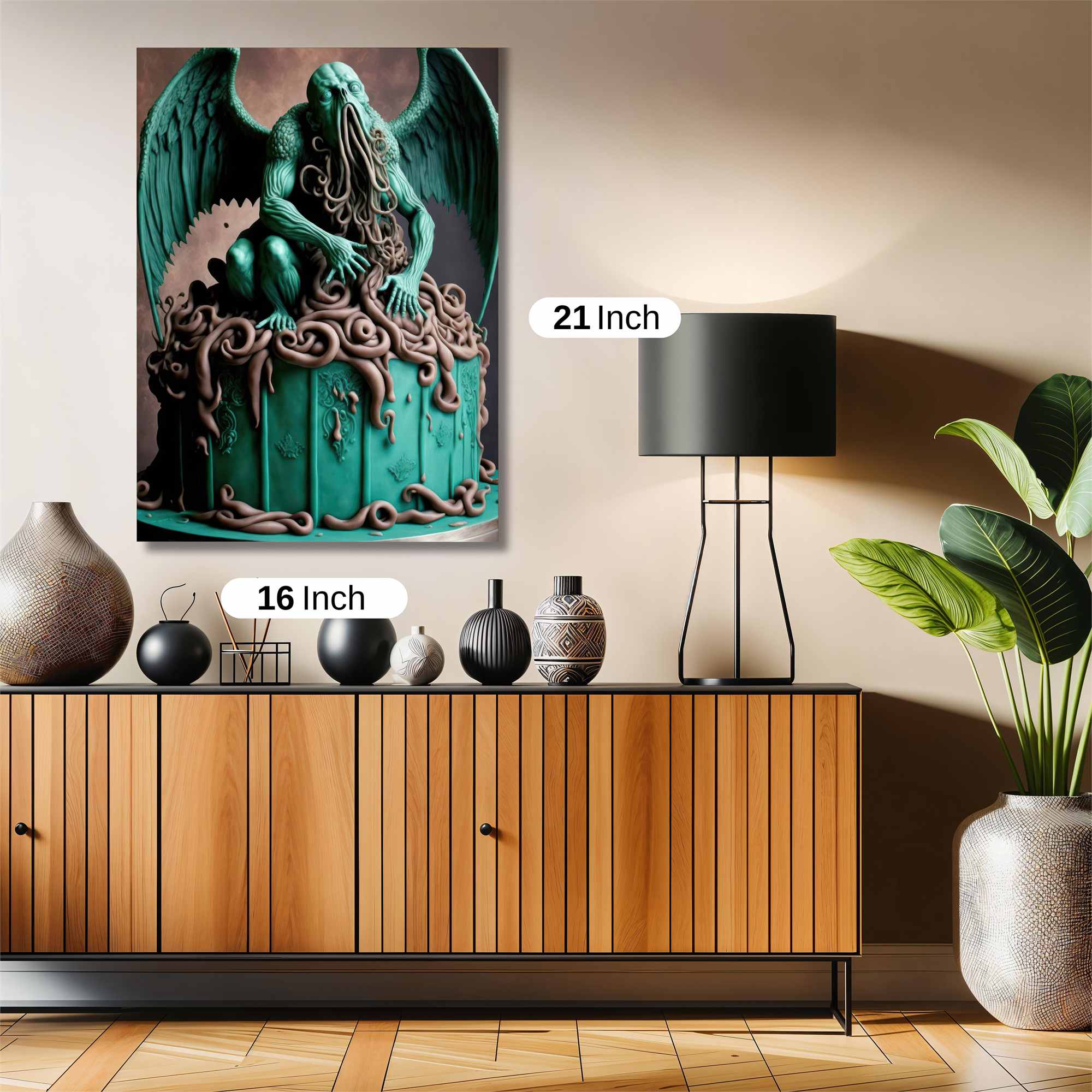Cthulhu Cake Safe Wall Magnetic / M