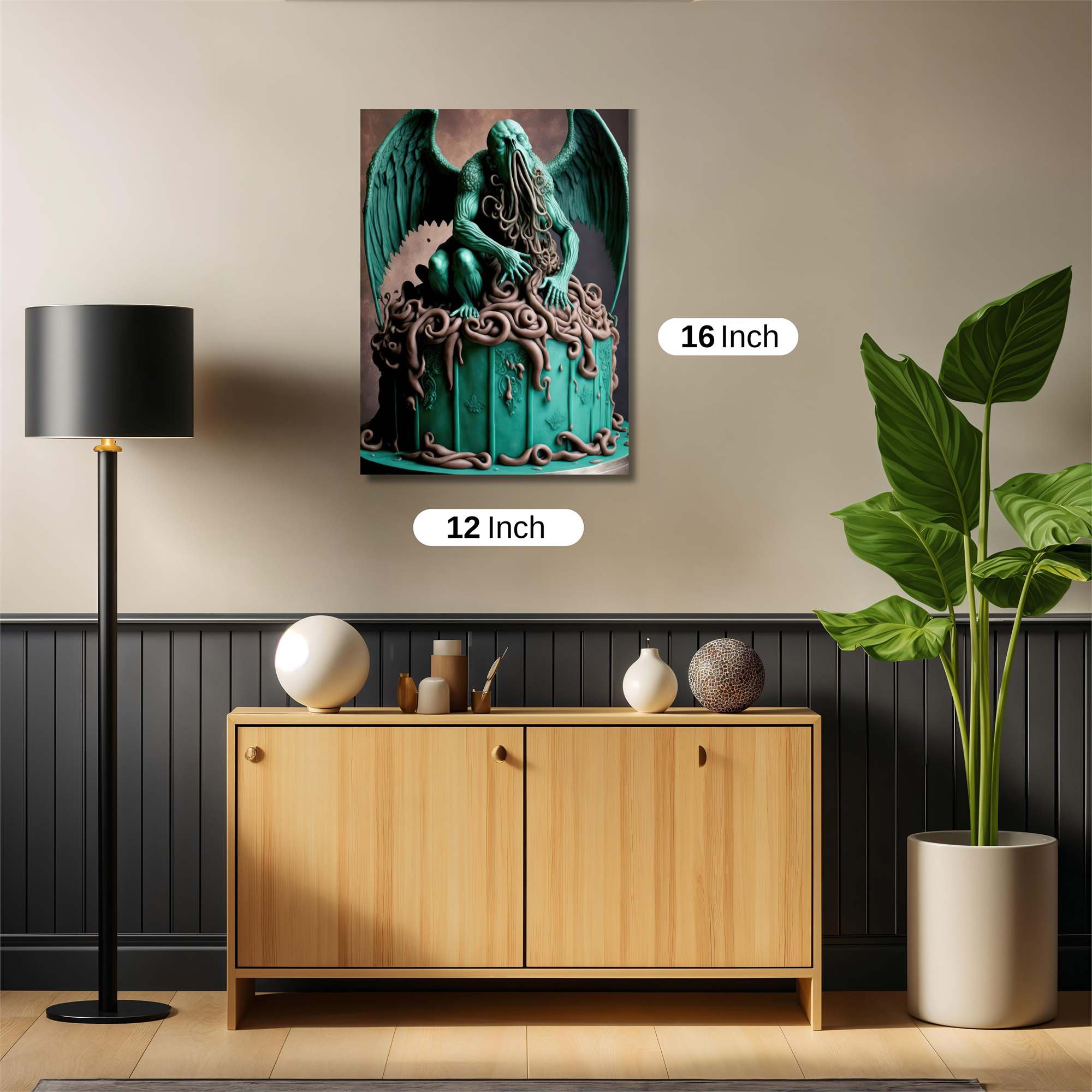Cthulhu Cake Safe Wall Magnetic / M