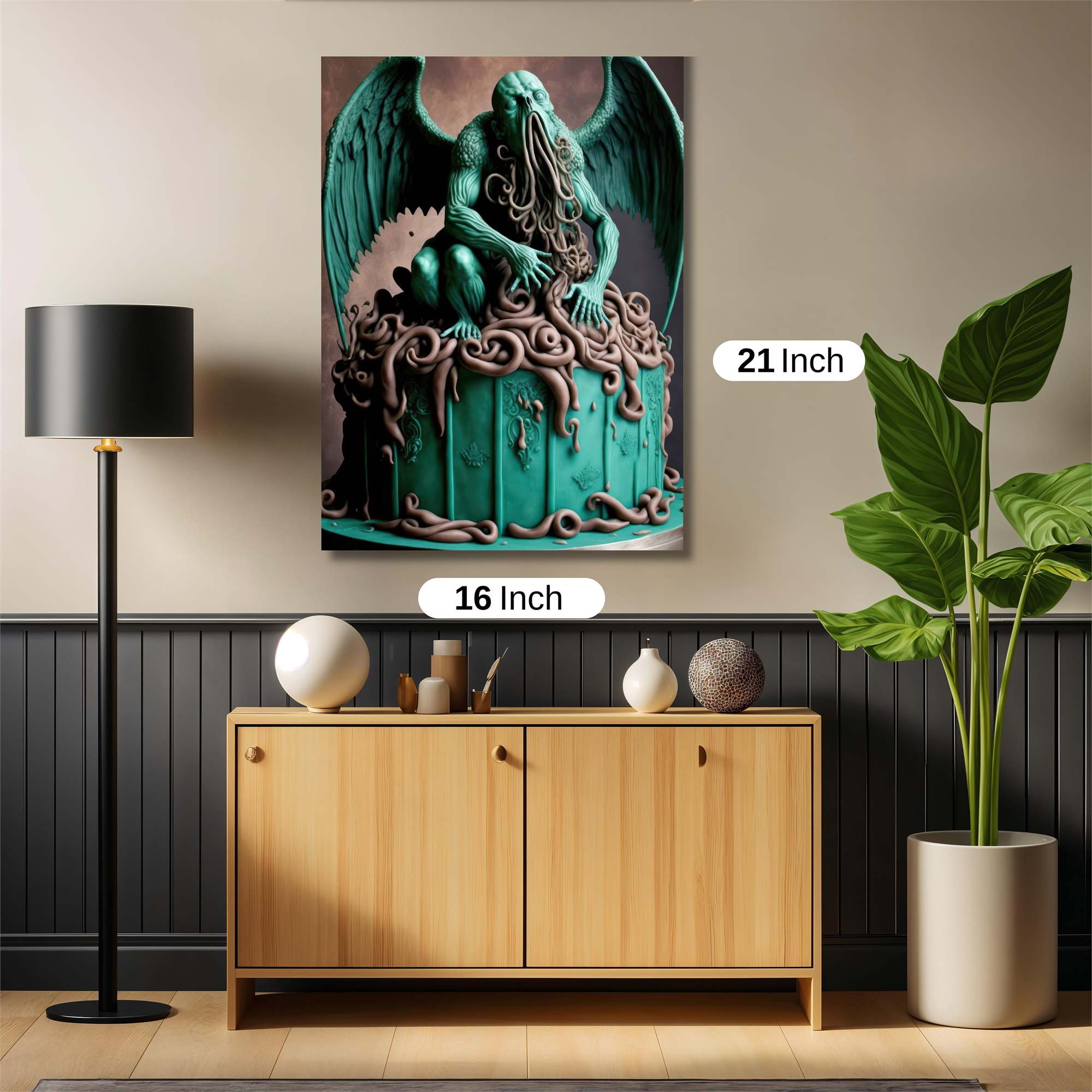 Cthulhu Cake Safe Wall Magnetic / M