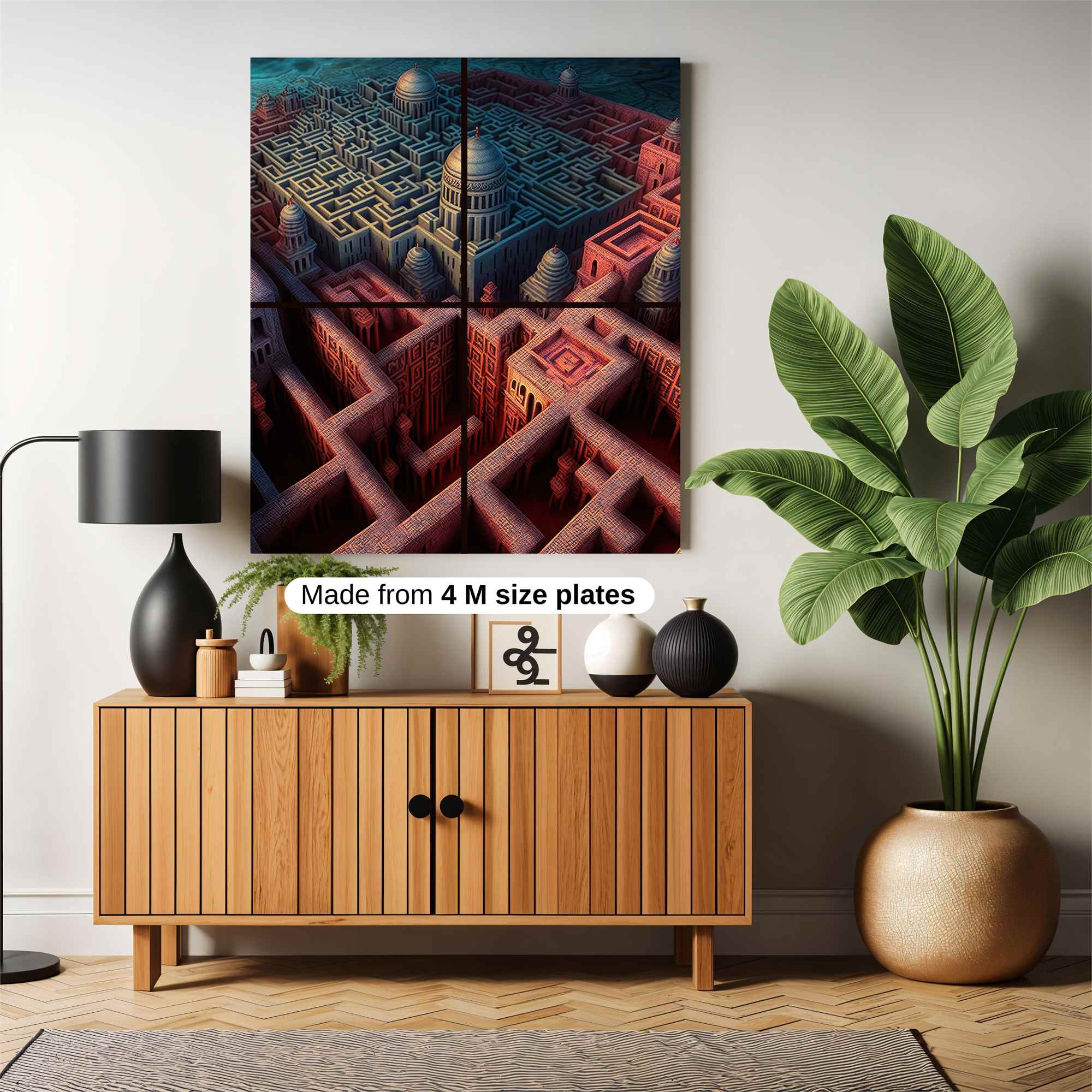 Labyrinthine Enigma Safe Wall Magnetic / M