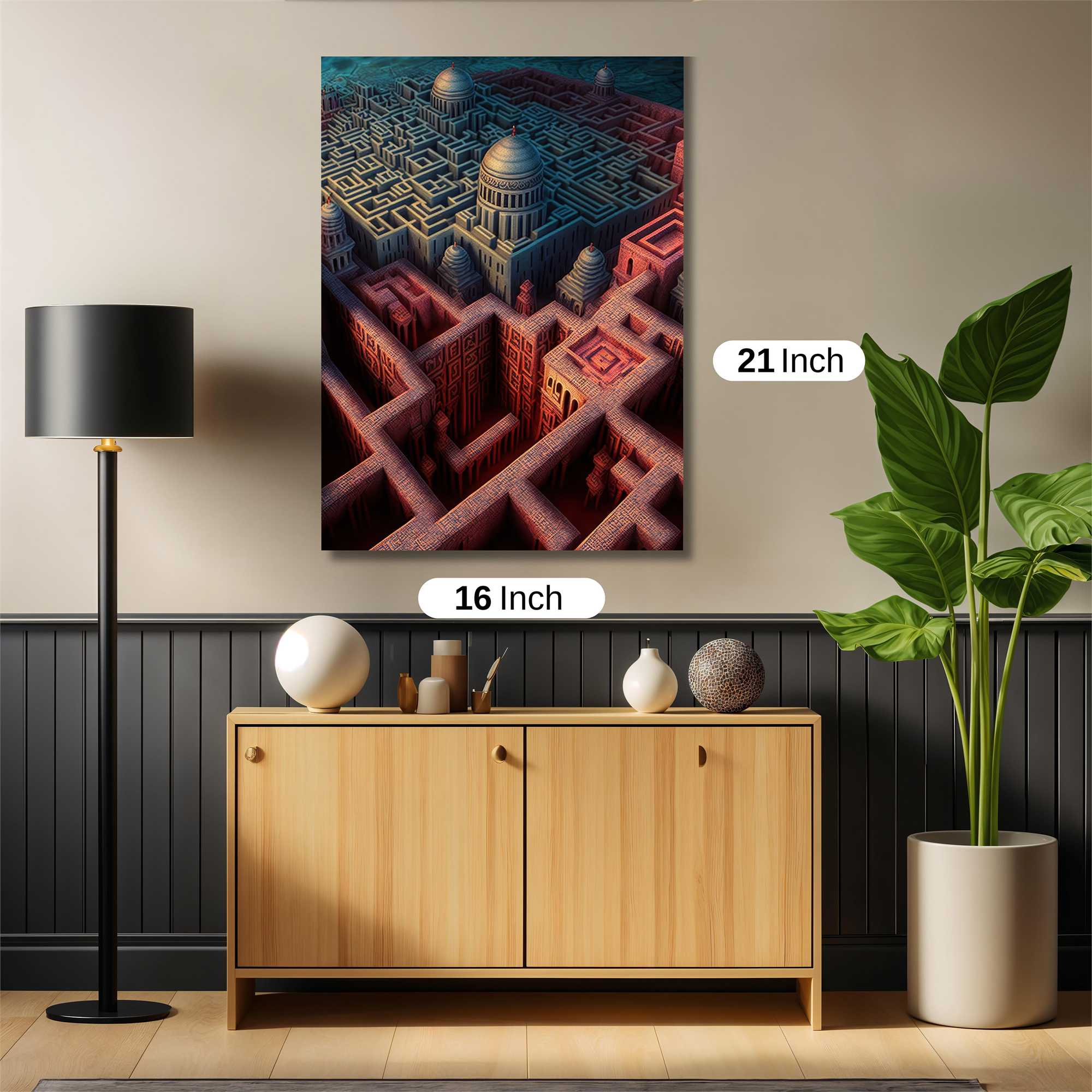 Labyrinthine Enigma Safe Wall Magnetic / M