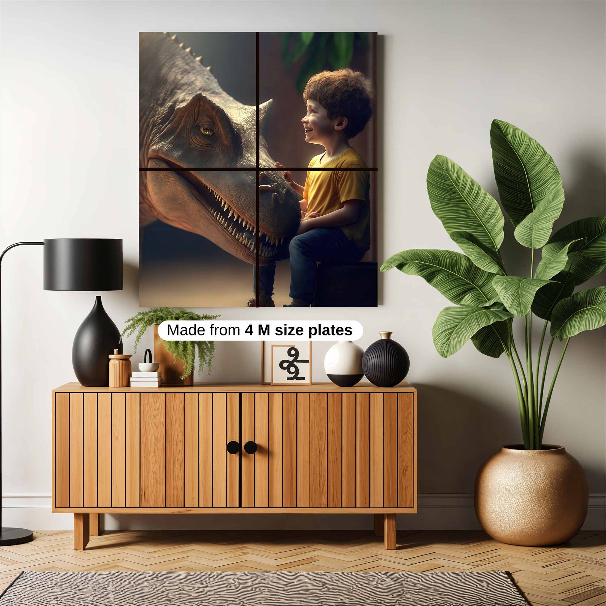 Dino Friend Safe Wall Magnetic / M