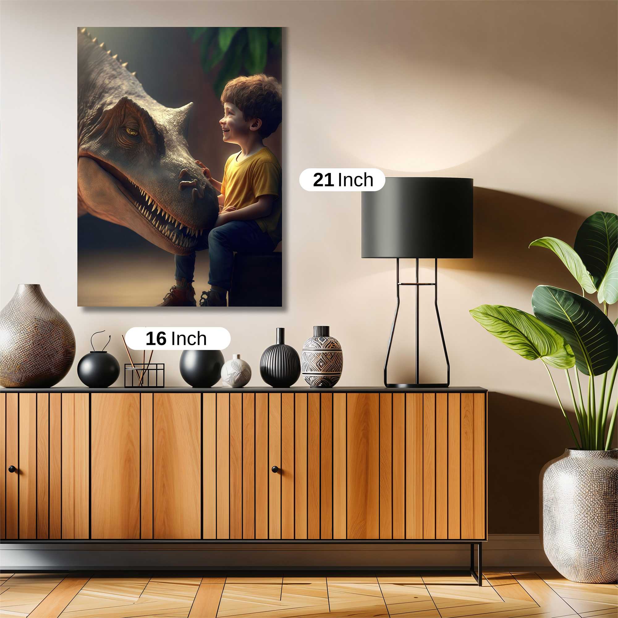 Dino Friend Safe Wall Magnetic / M