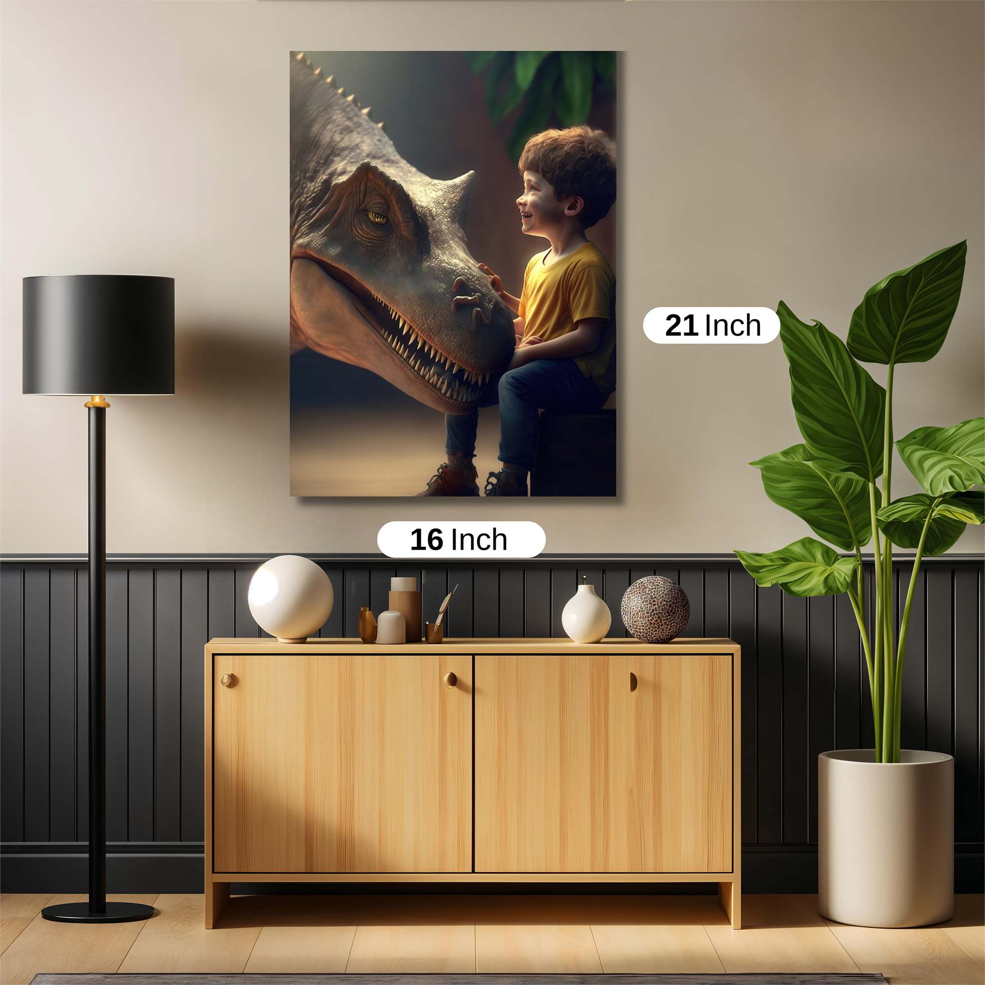 Dino Friend Safe Wall Magnetic / M